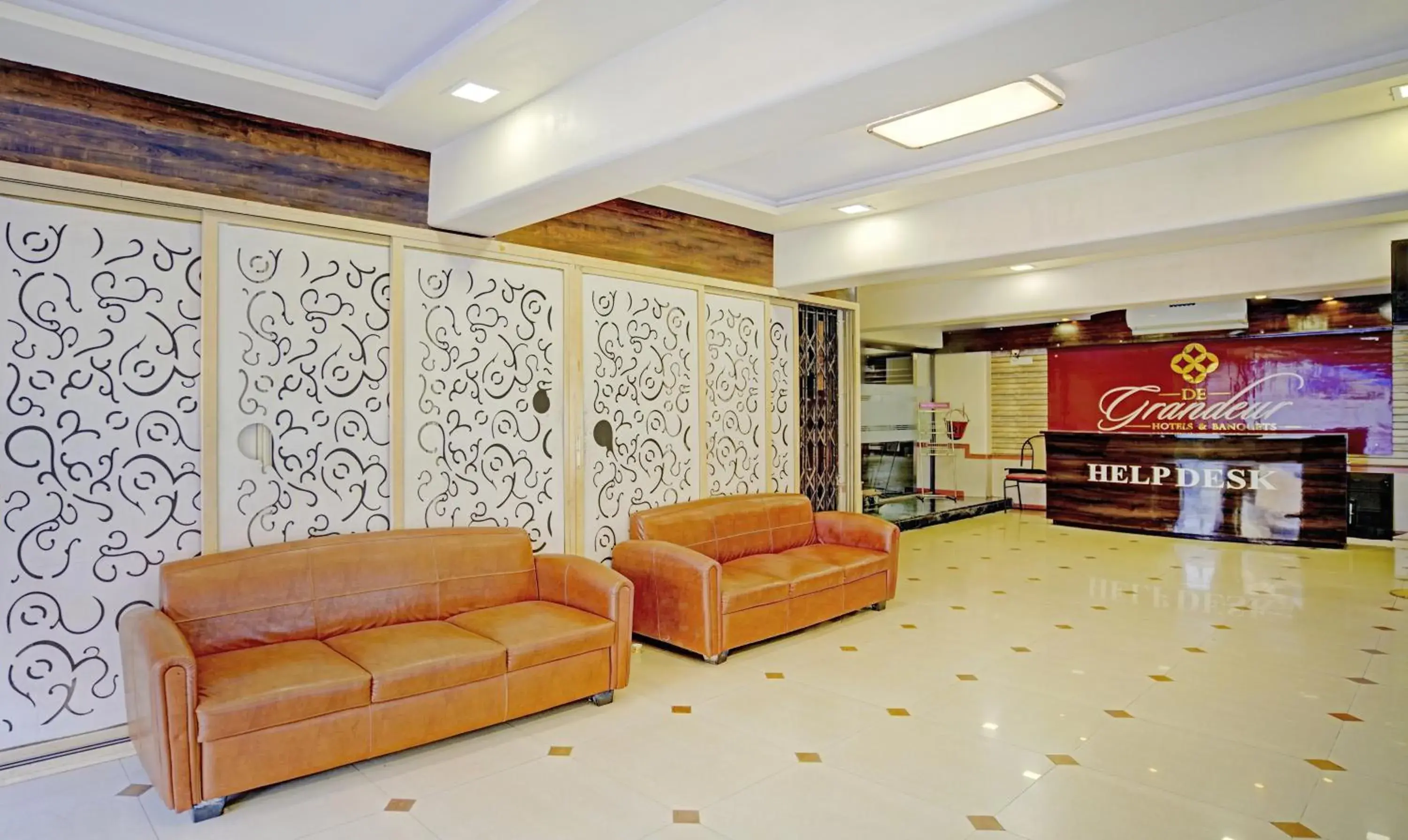 Lobby or reception in Treebo De Grandeur Anand Nagar Lobby or reception in Treebo De Grandeur Anand Nagar