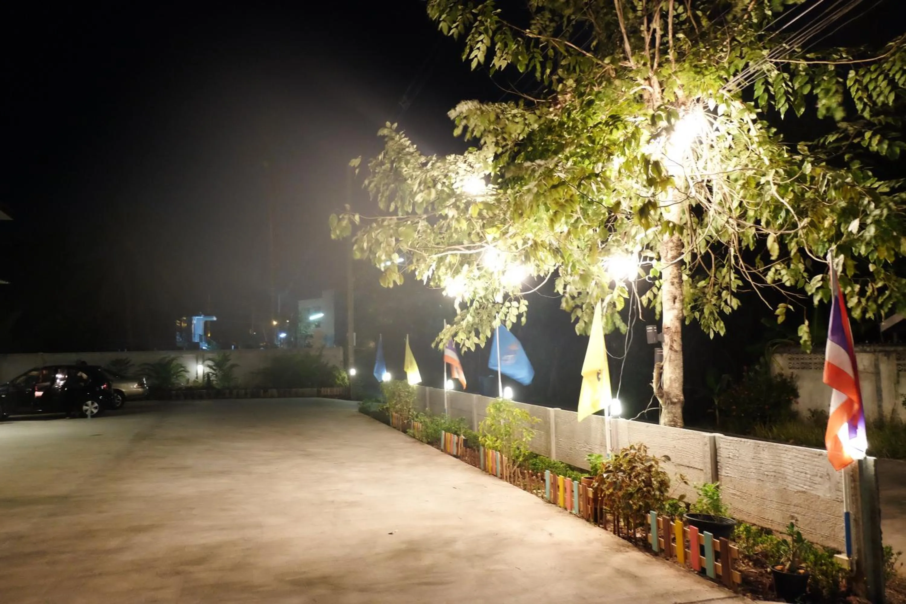 Night in Juntima Place at Amphawa