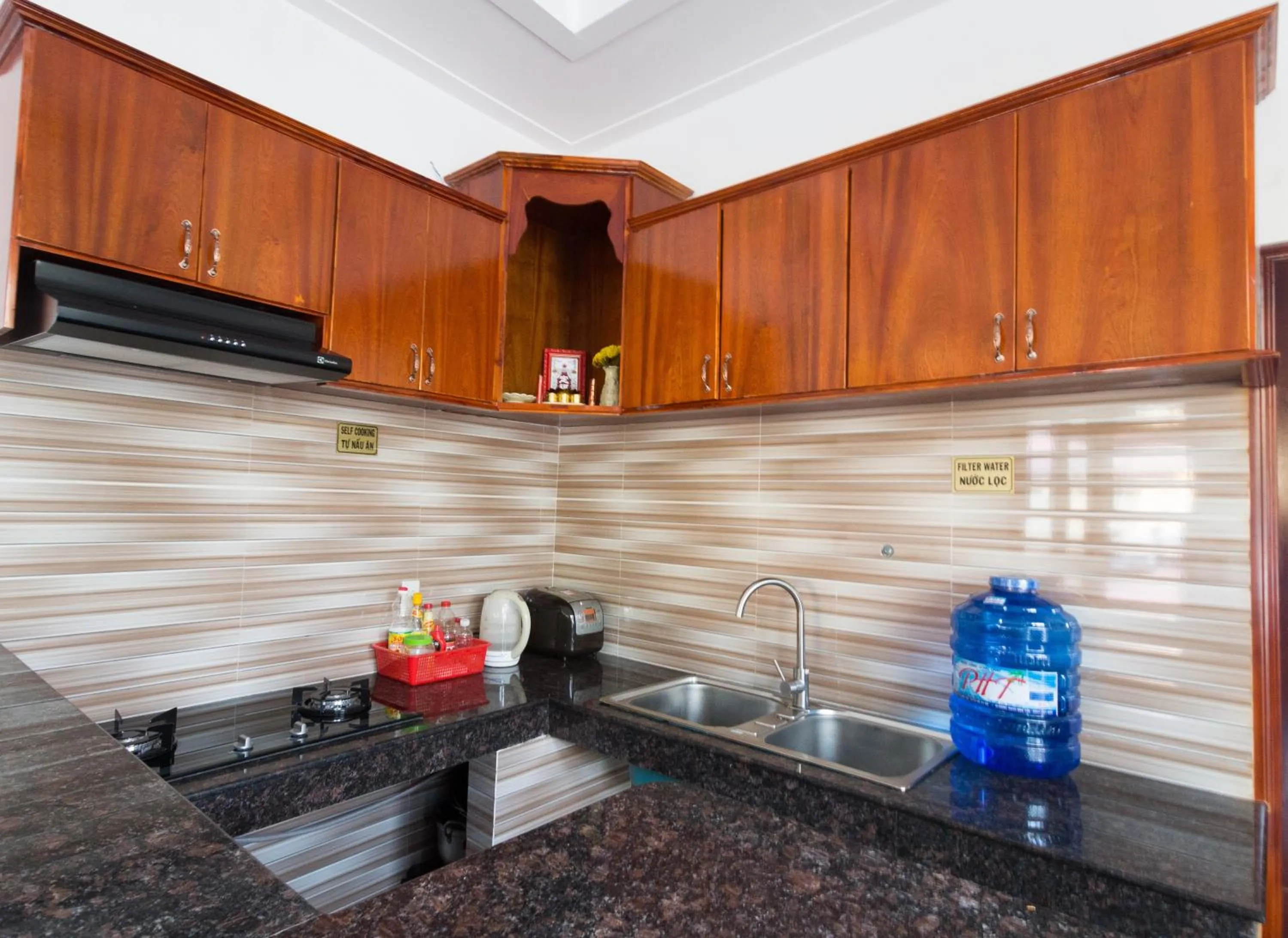 Kitchen or kitchenette in Phu Quoc Villa