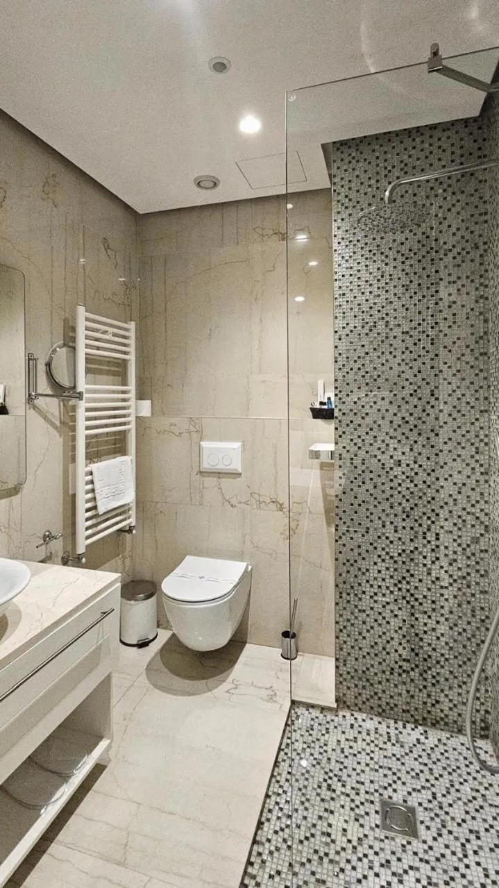 Shower in Hotel Queen