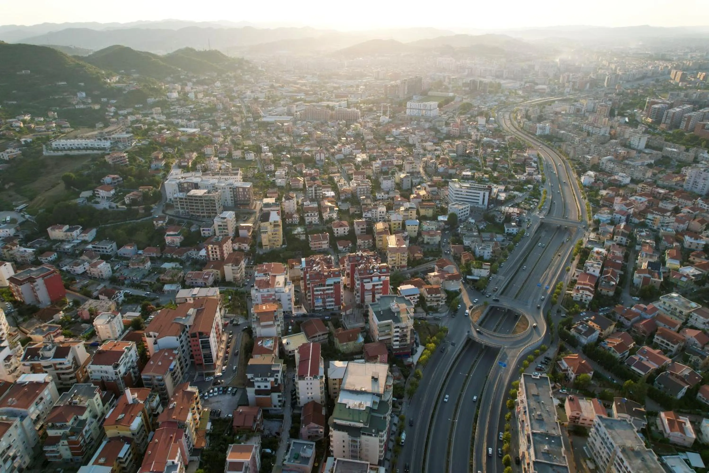 City view in Hotel Queen