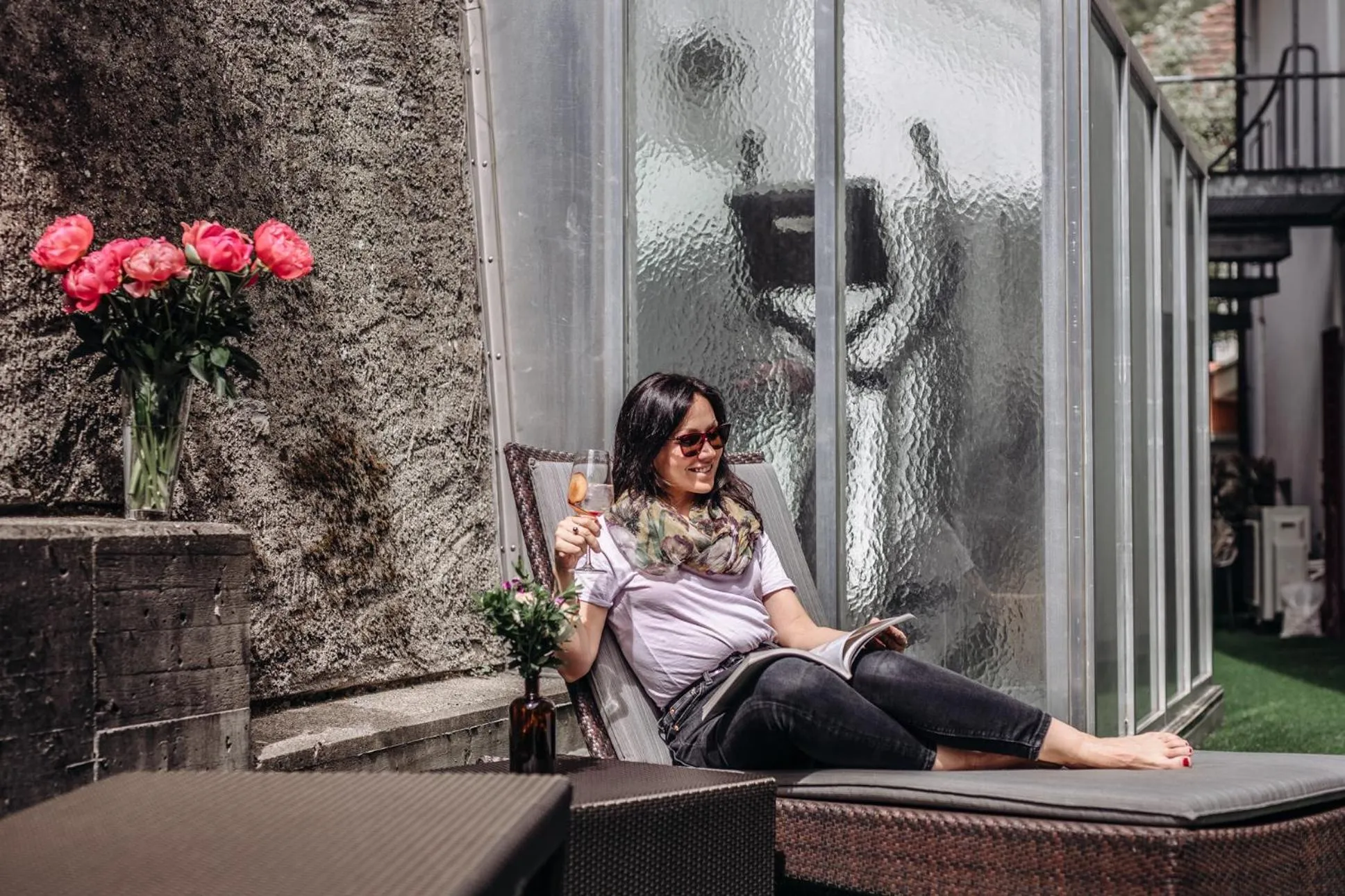 Patio in River Residence