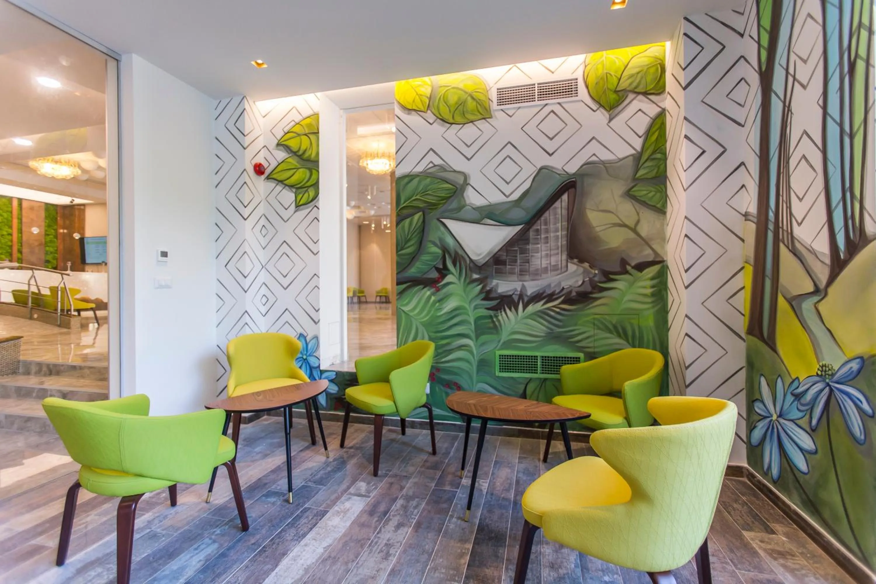 Lobby or reception in Hotel Olanesti & Spa Medical