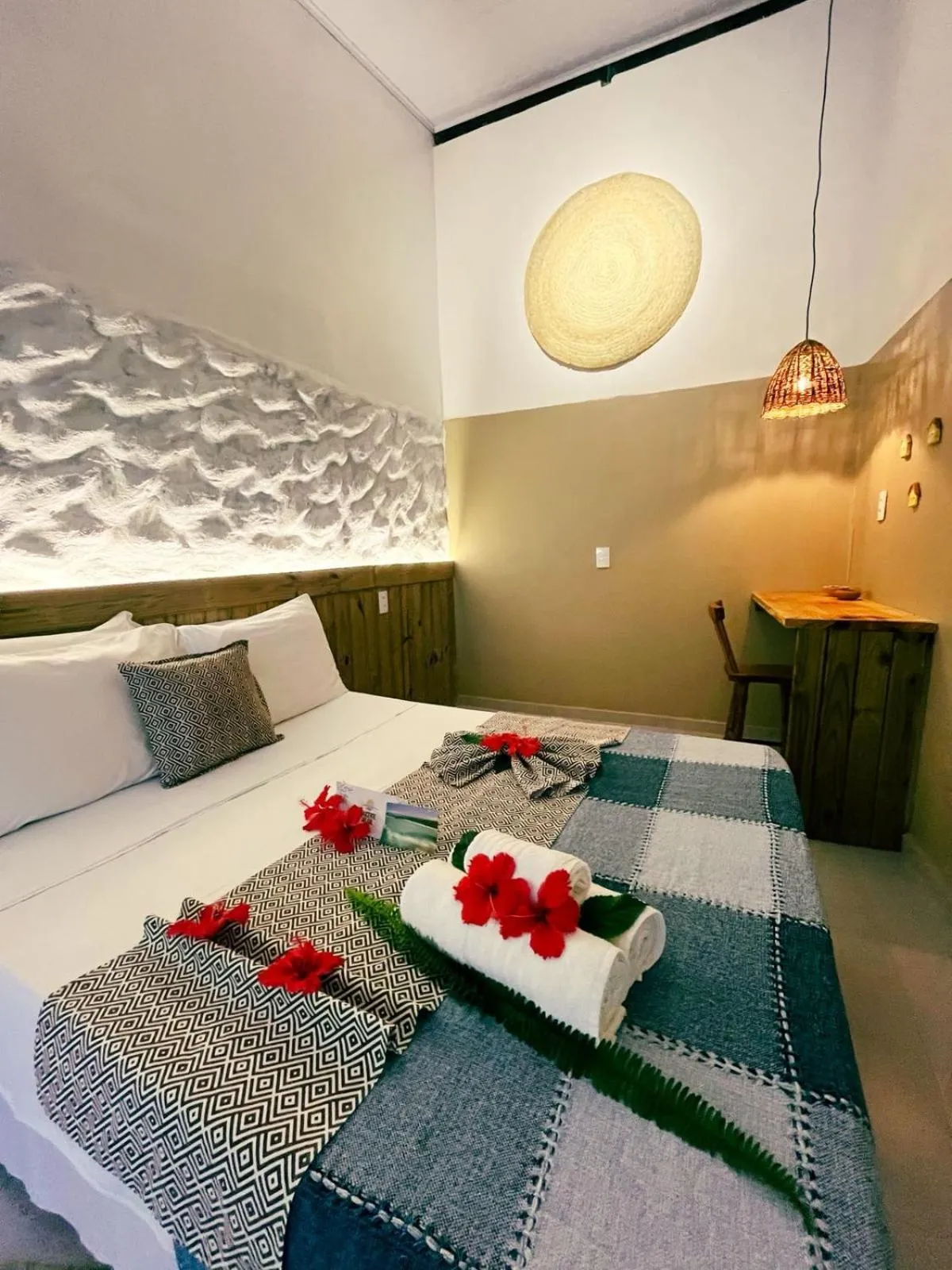 Bed in Pousada Nascente do Sol