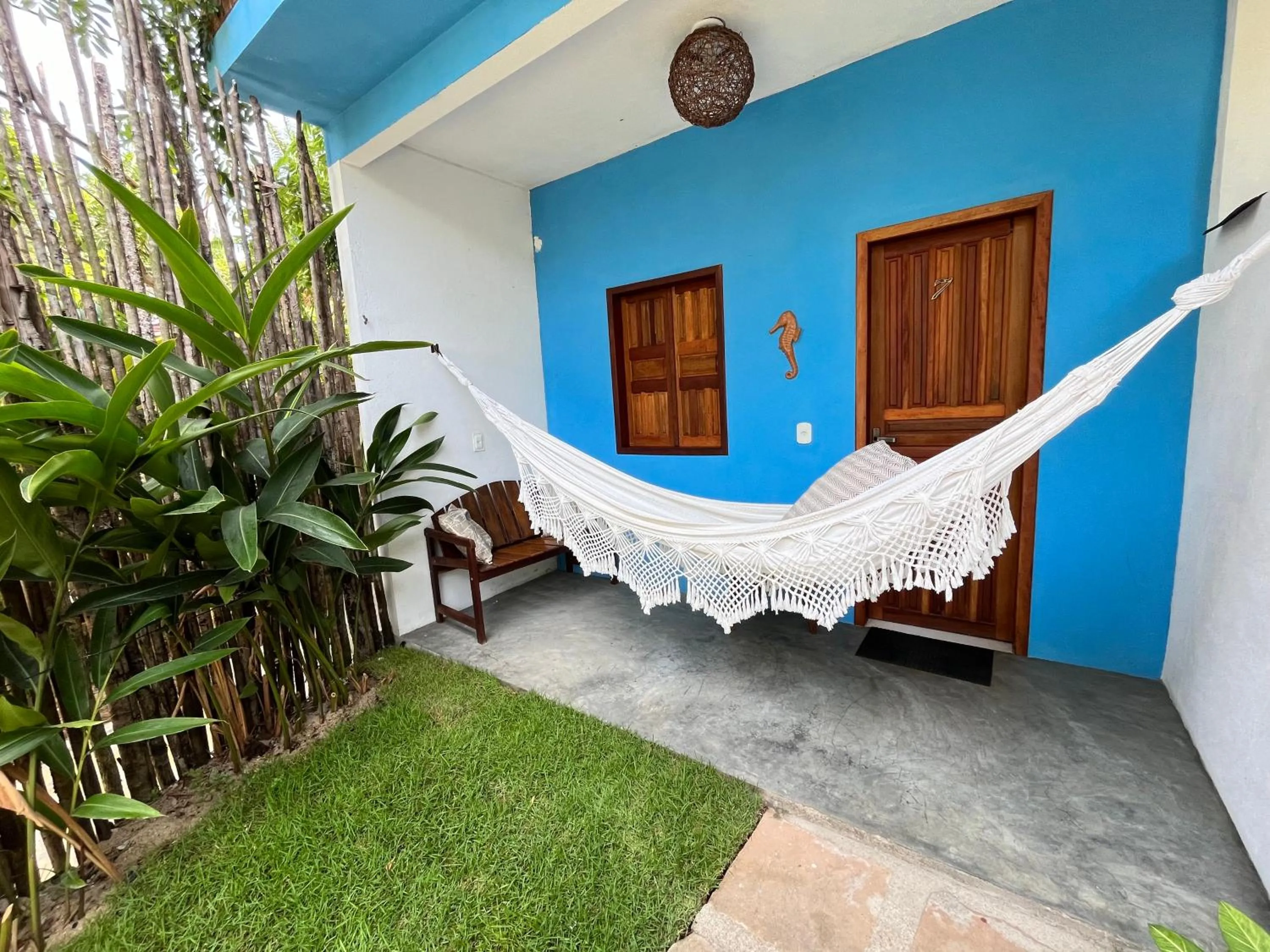 Balcony/Terrace in Pousada Nascente do Sol