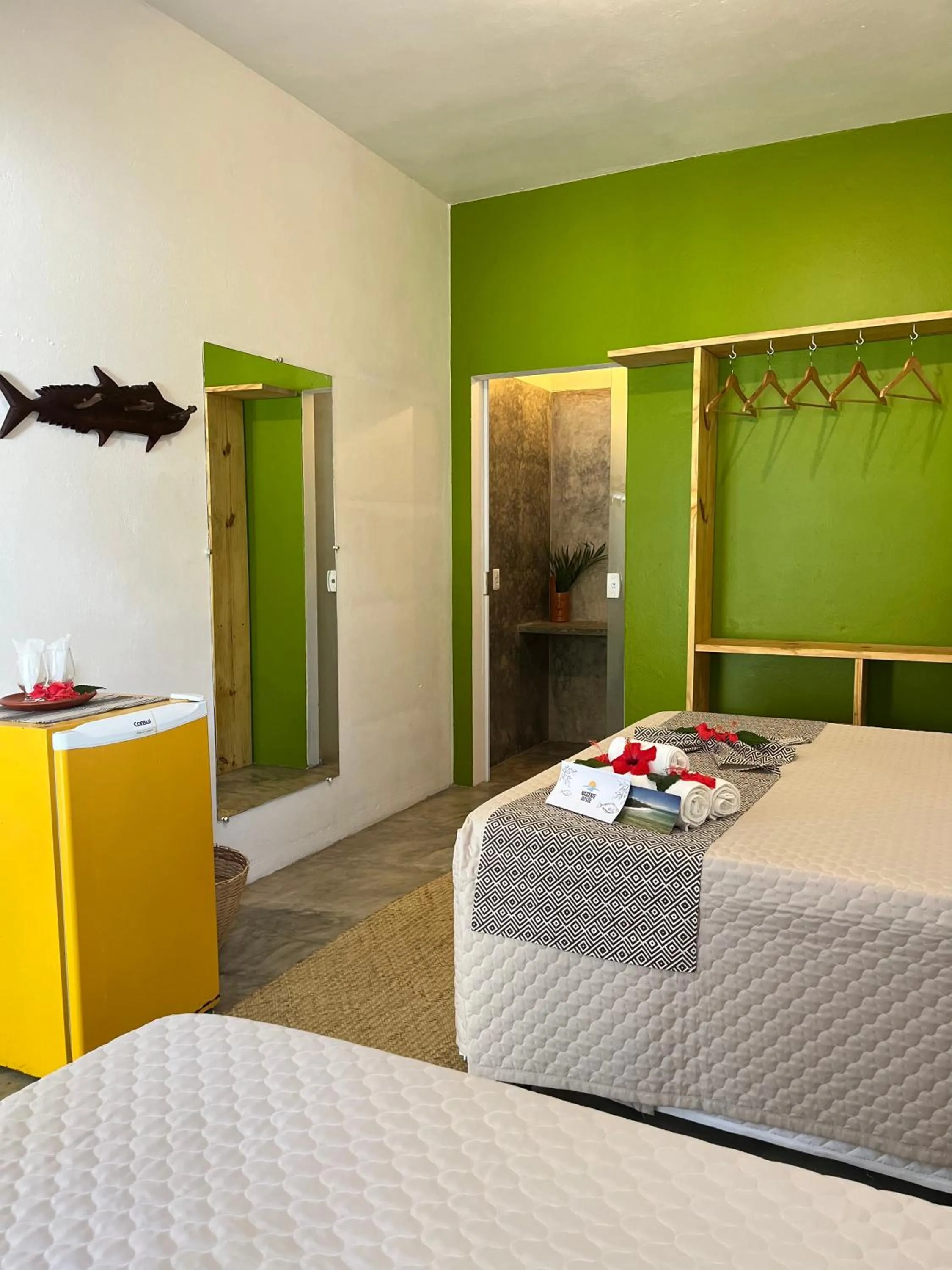 Bedroom, Bed in Pousada Nascente do Sol