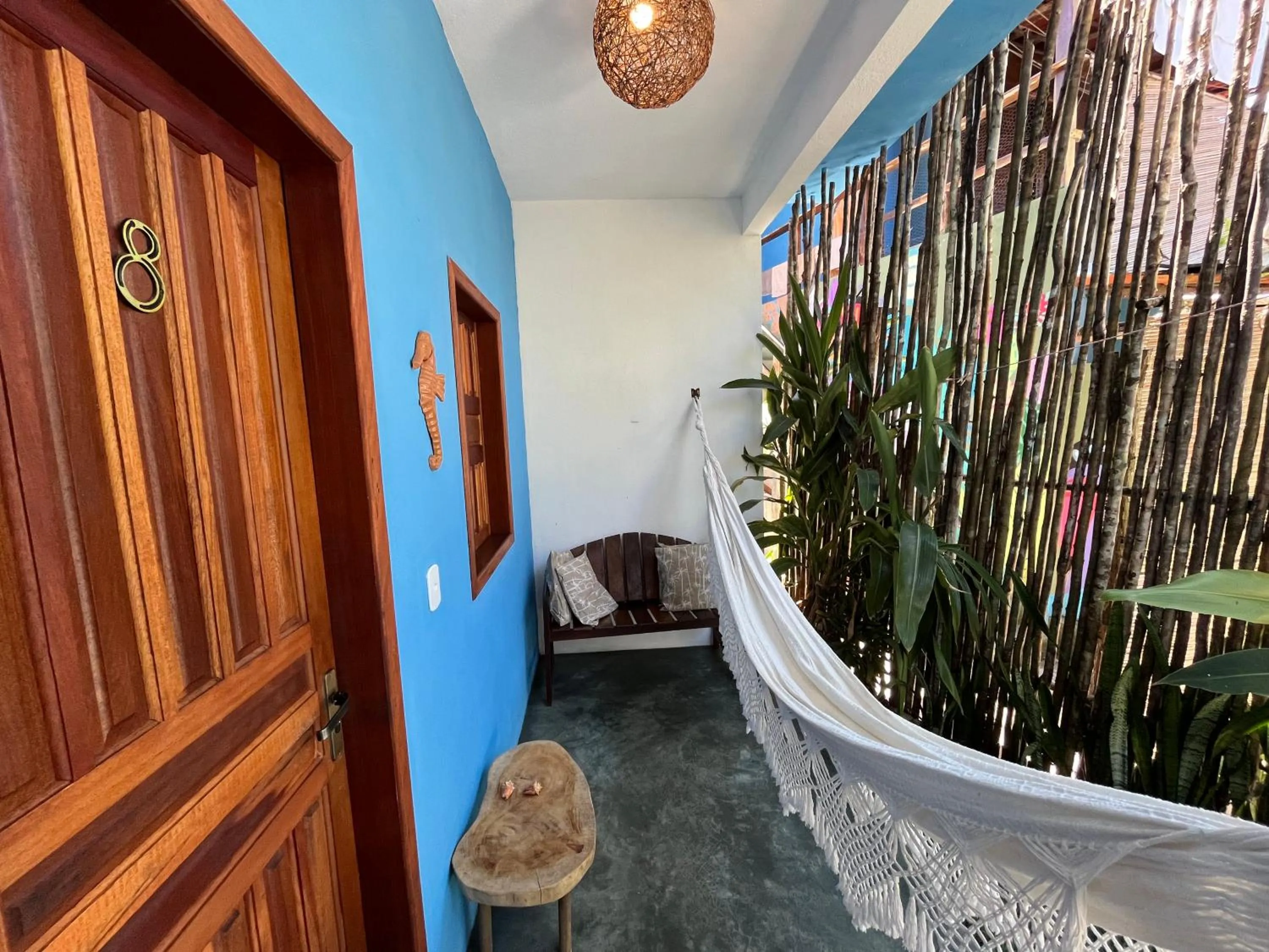 Balcony/Terrace in Pousada Nascente do Sol