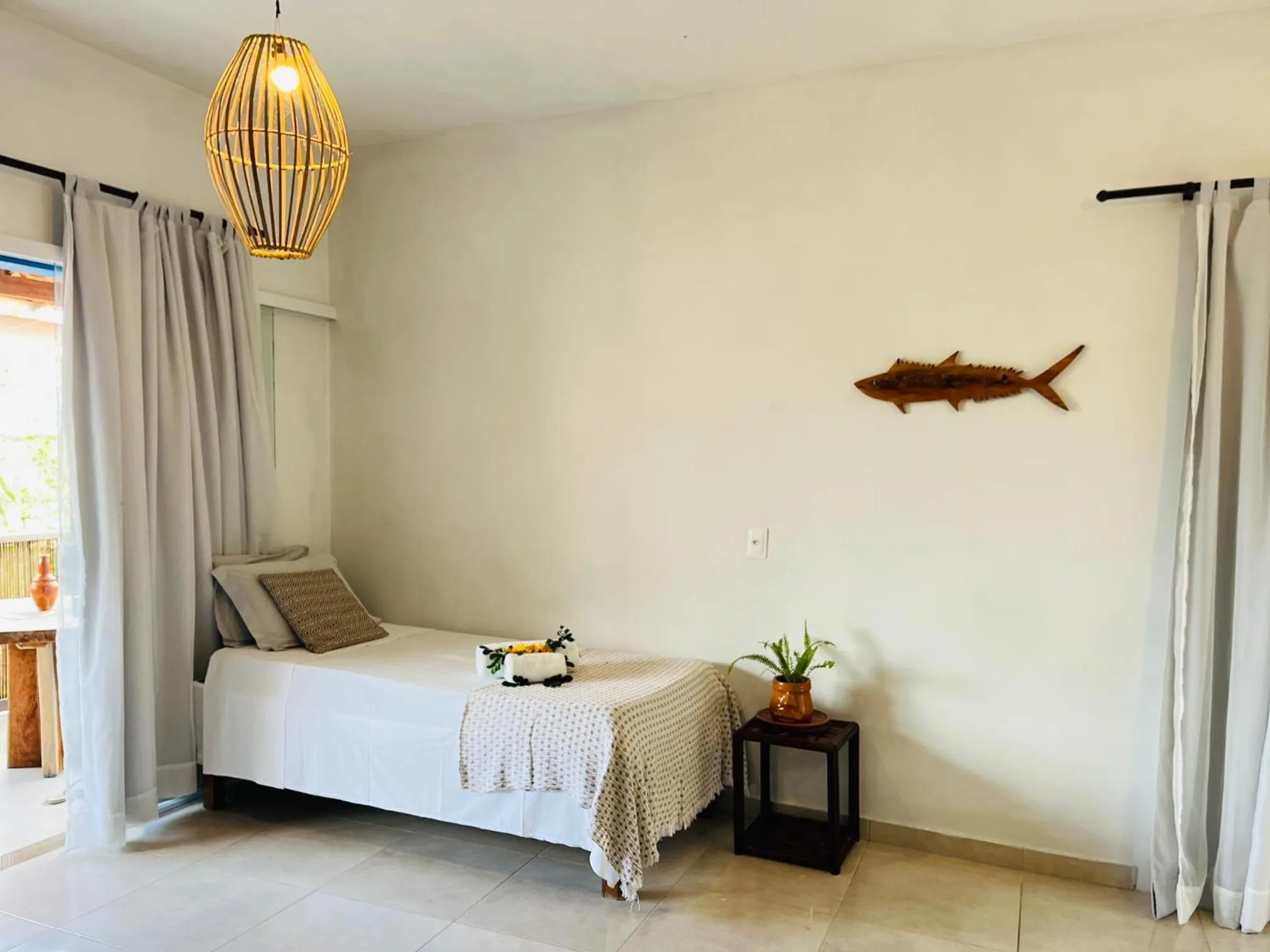 Bedroom, Bed in Pousada Nascente do Sol