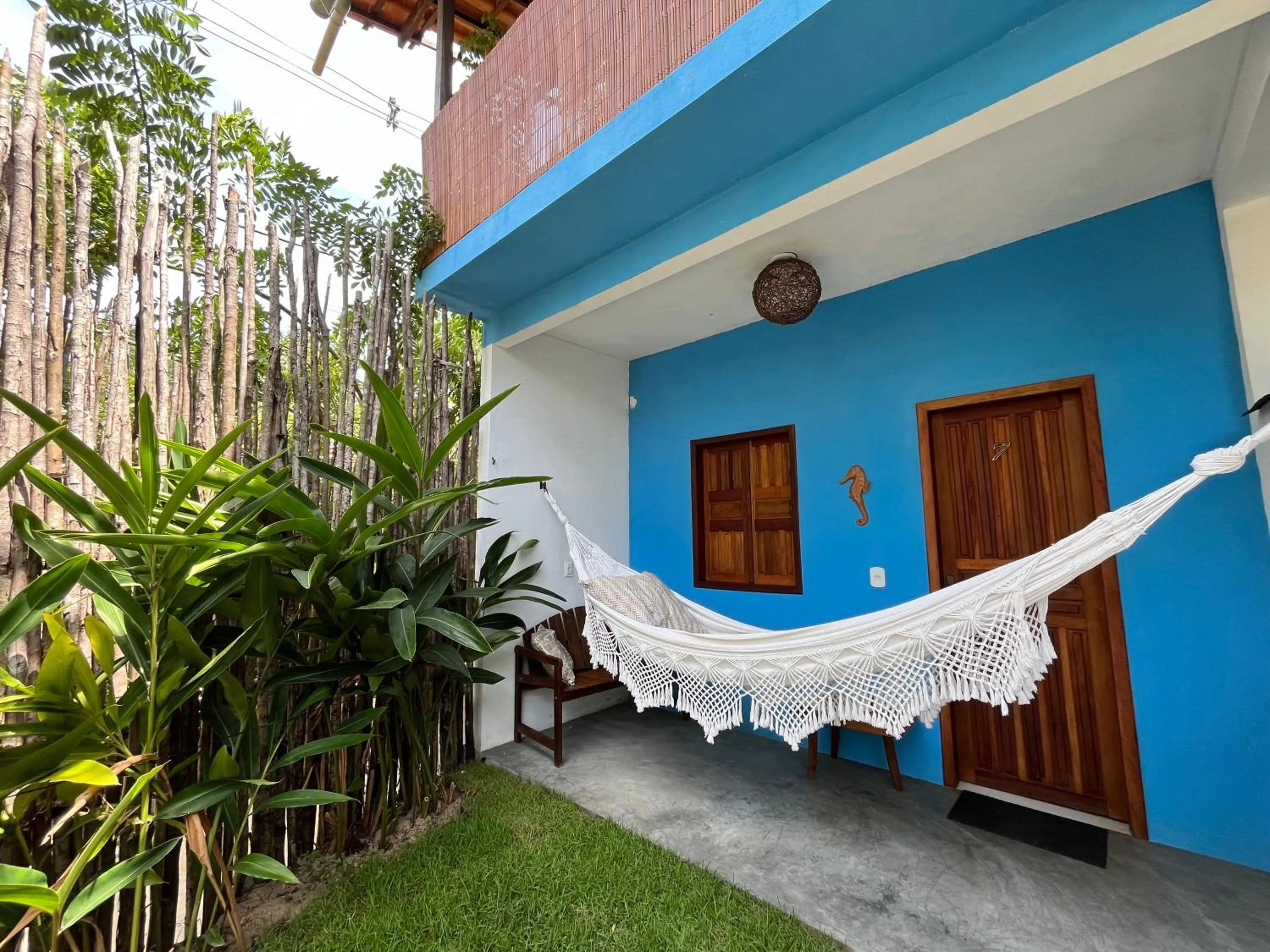 Balcony/Terrace in Pousada Nascente do Sol
