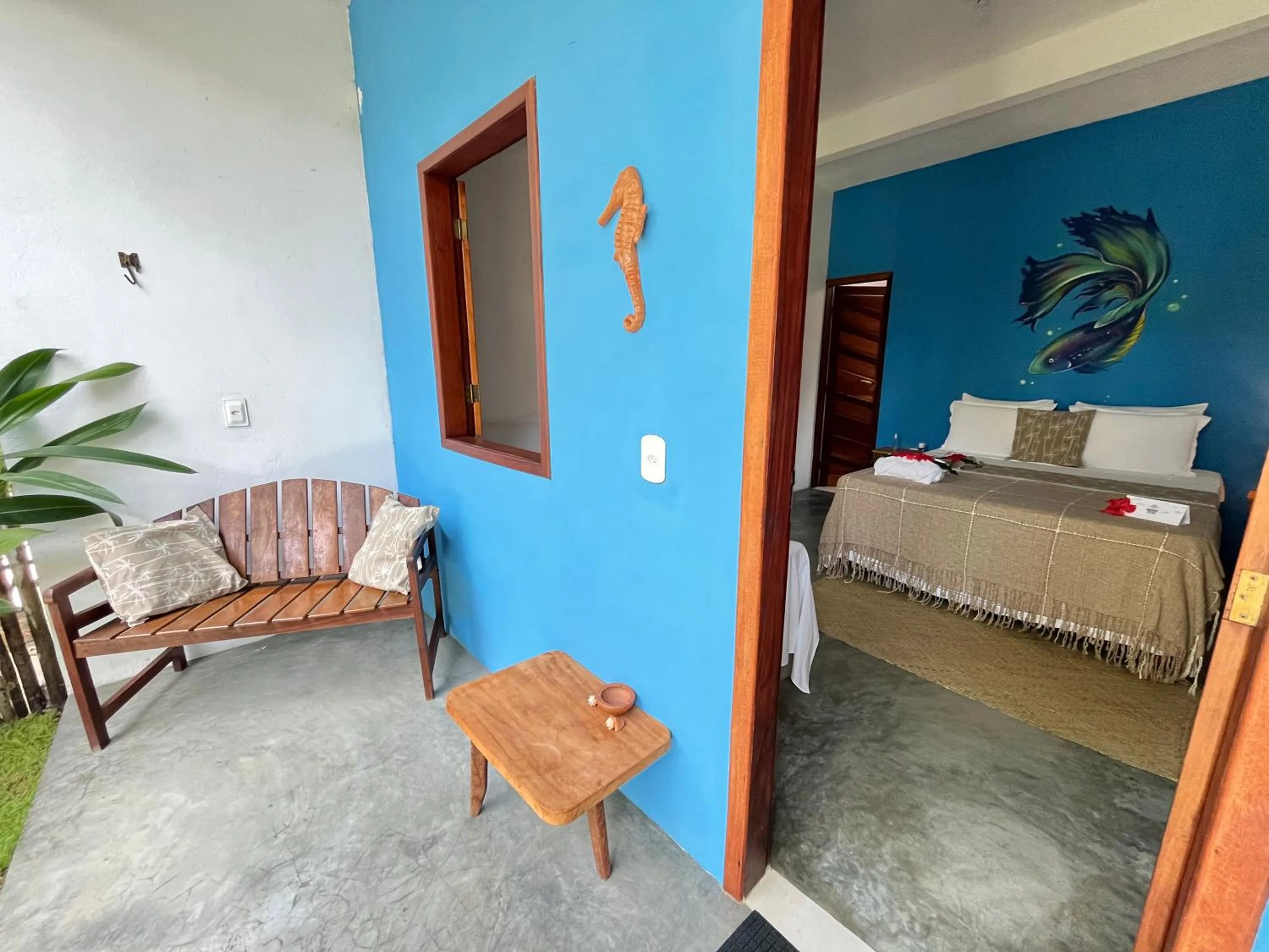 Bedroom, Bed in Pousada Nascente do Sol