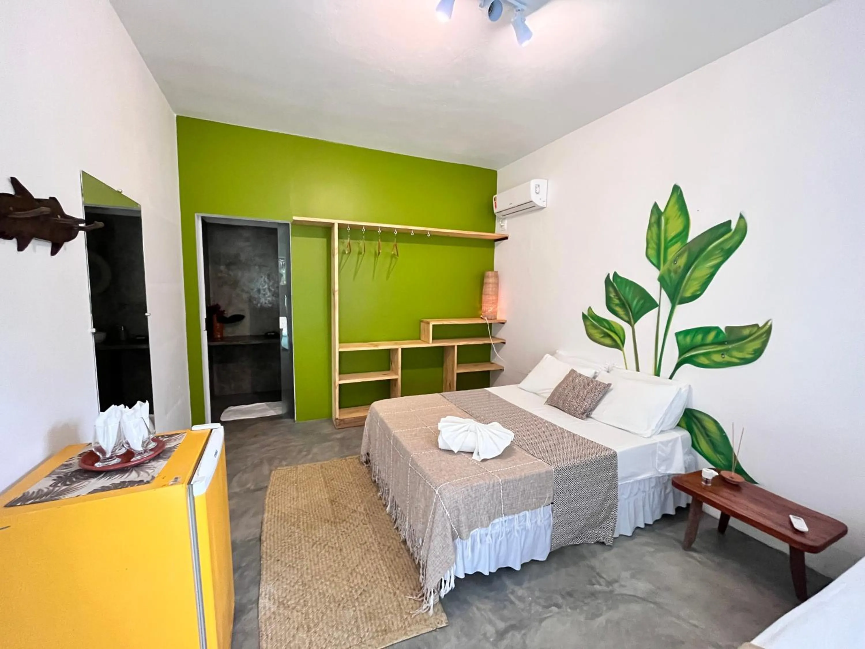 Bed in Pousada Nascente do Sol