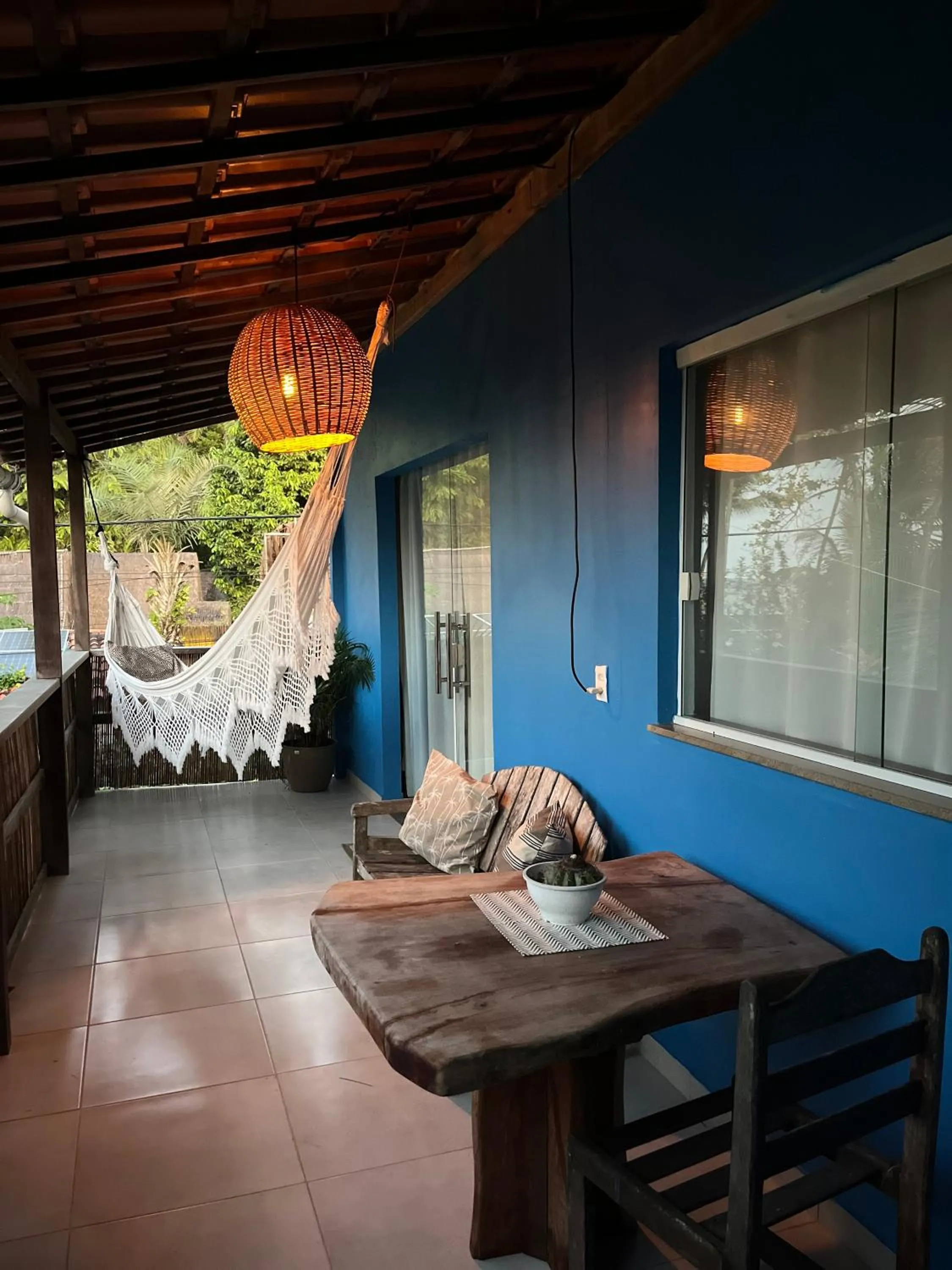 Balcony/Terrace in Pousada Nascente do Sol