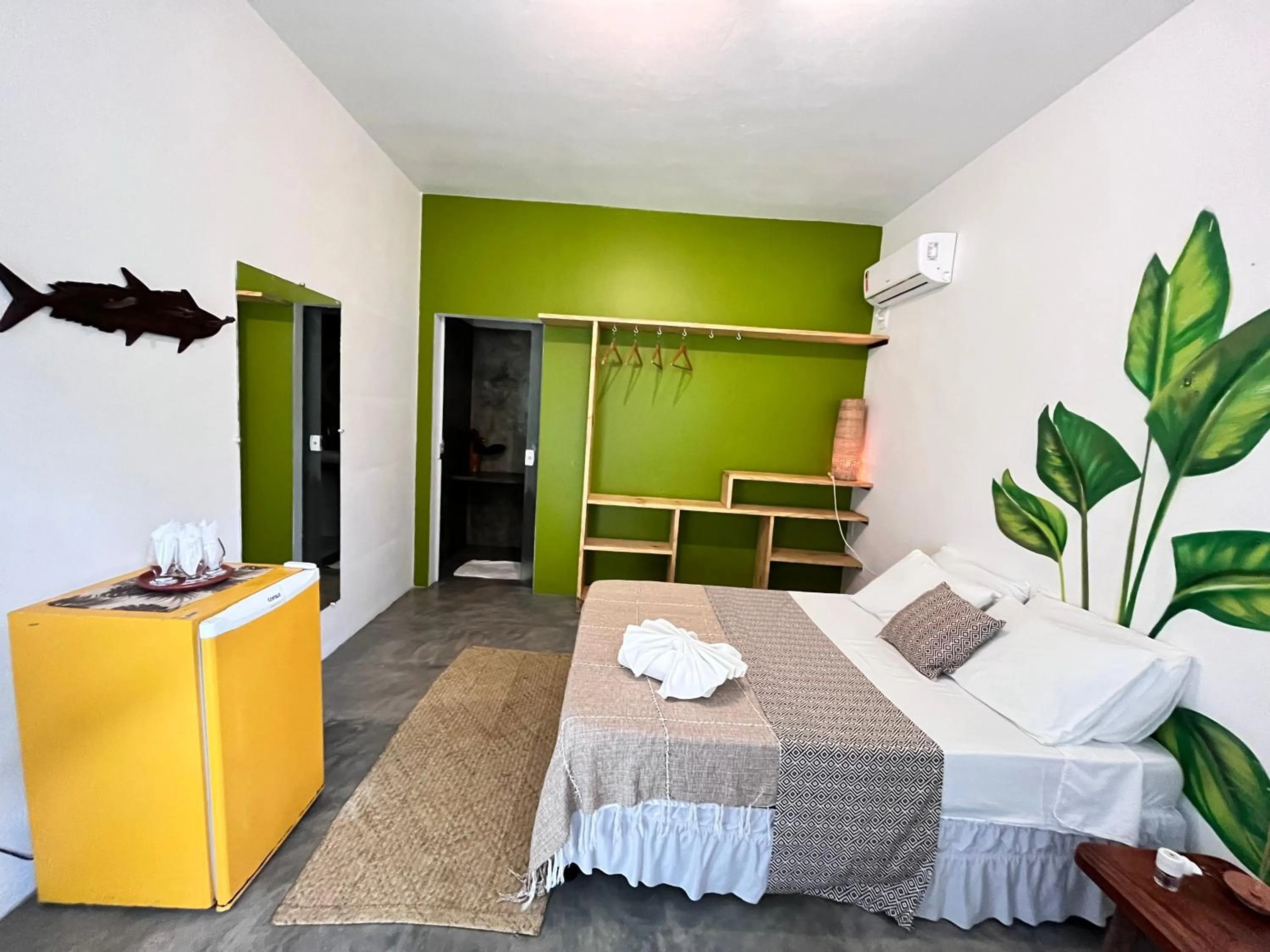 Bed in Pousada Nascente do Sol