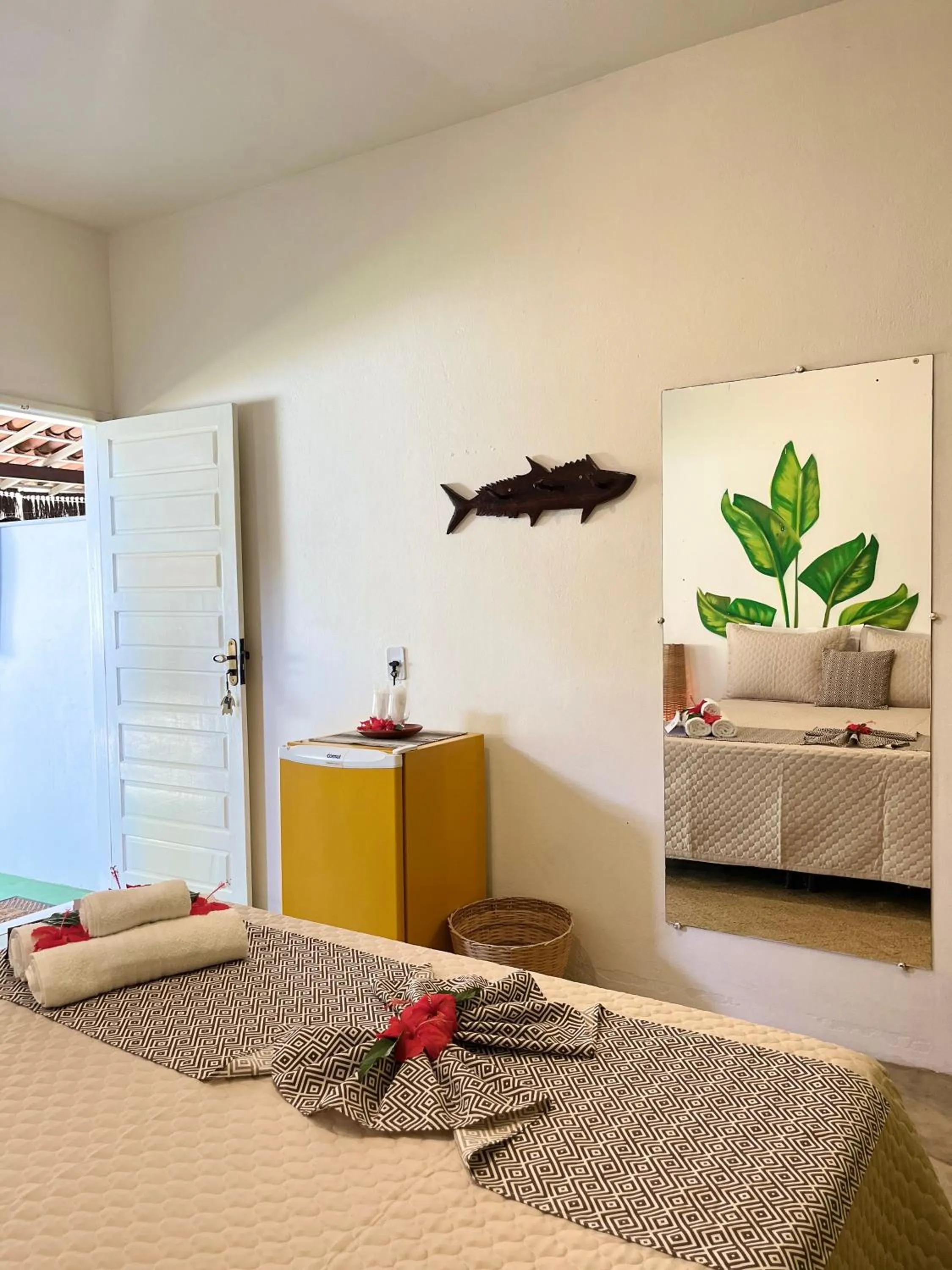 Bedroom, Bed in Pousada Nascente do Sol