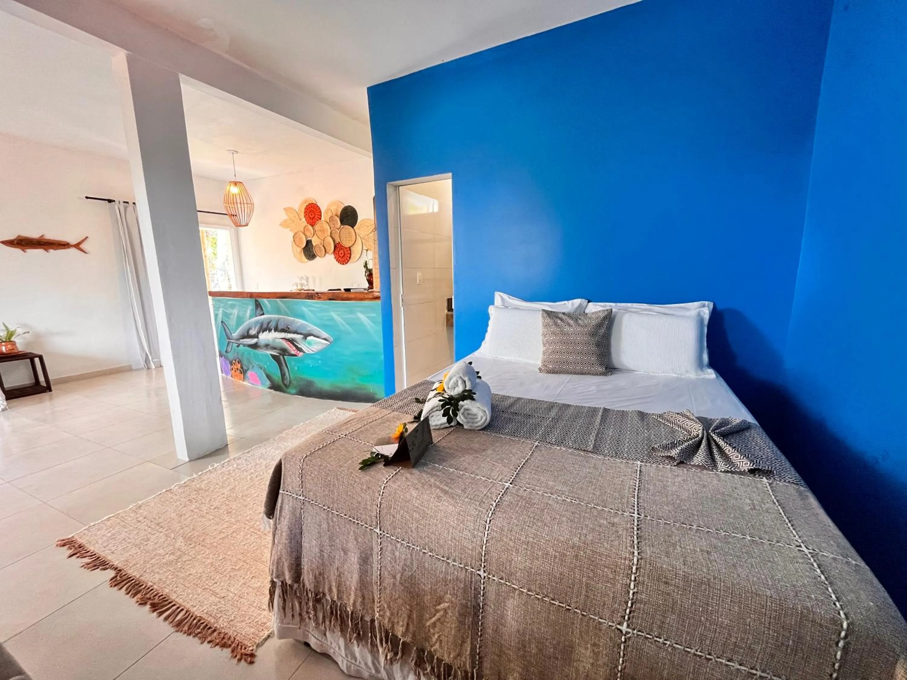 Bed in Pousada Nascente do Sol