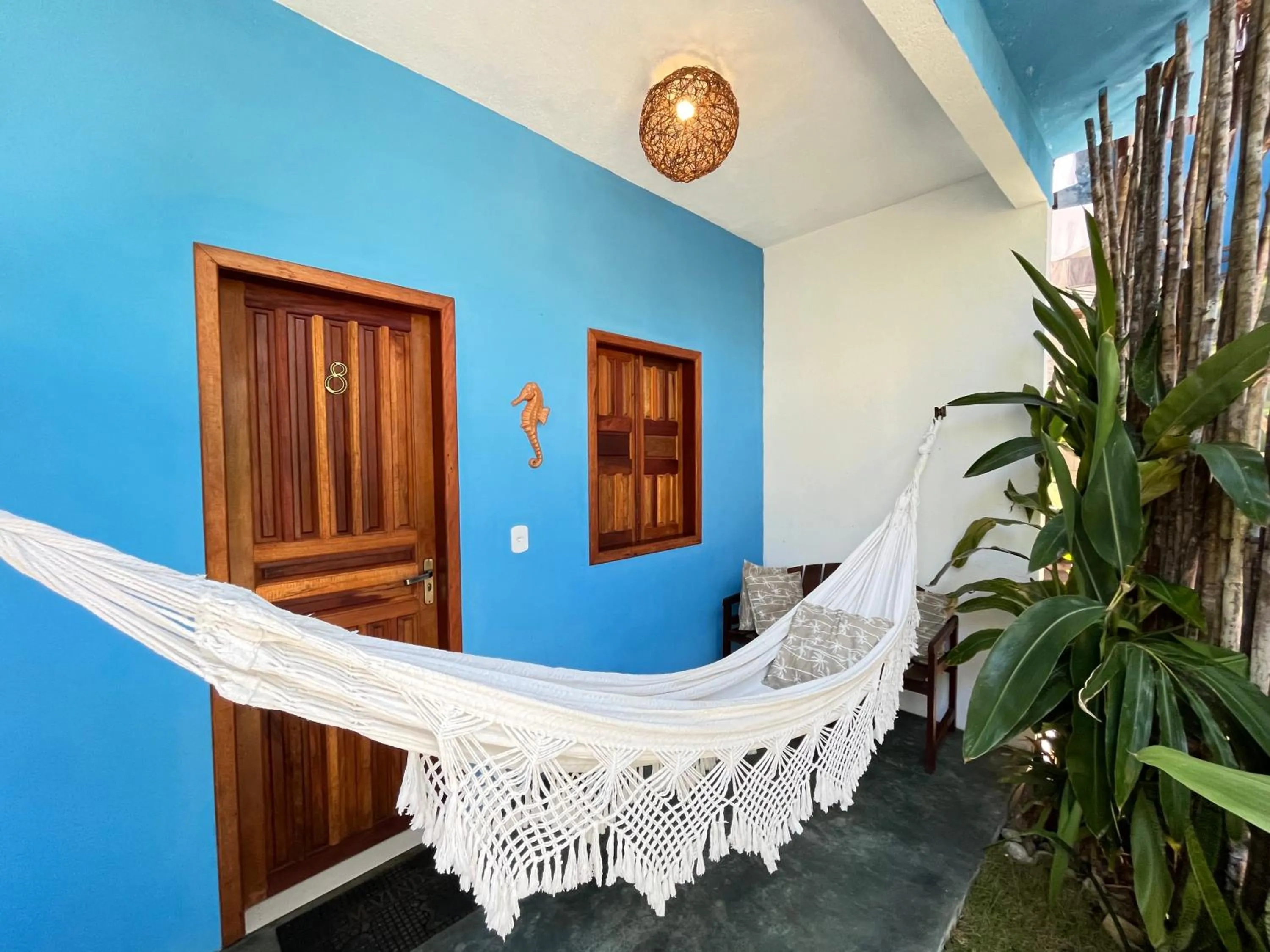 Balcony/Terrace in Pousada Nascente do Sol