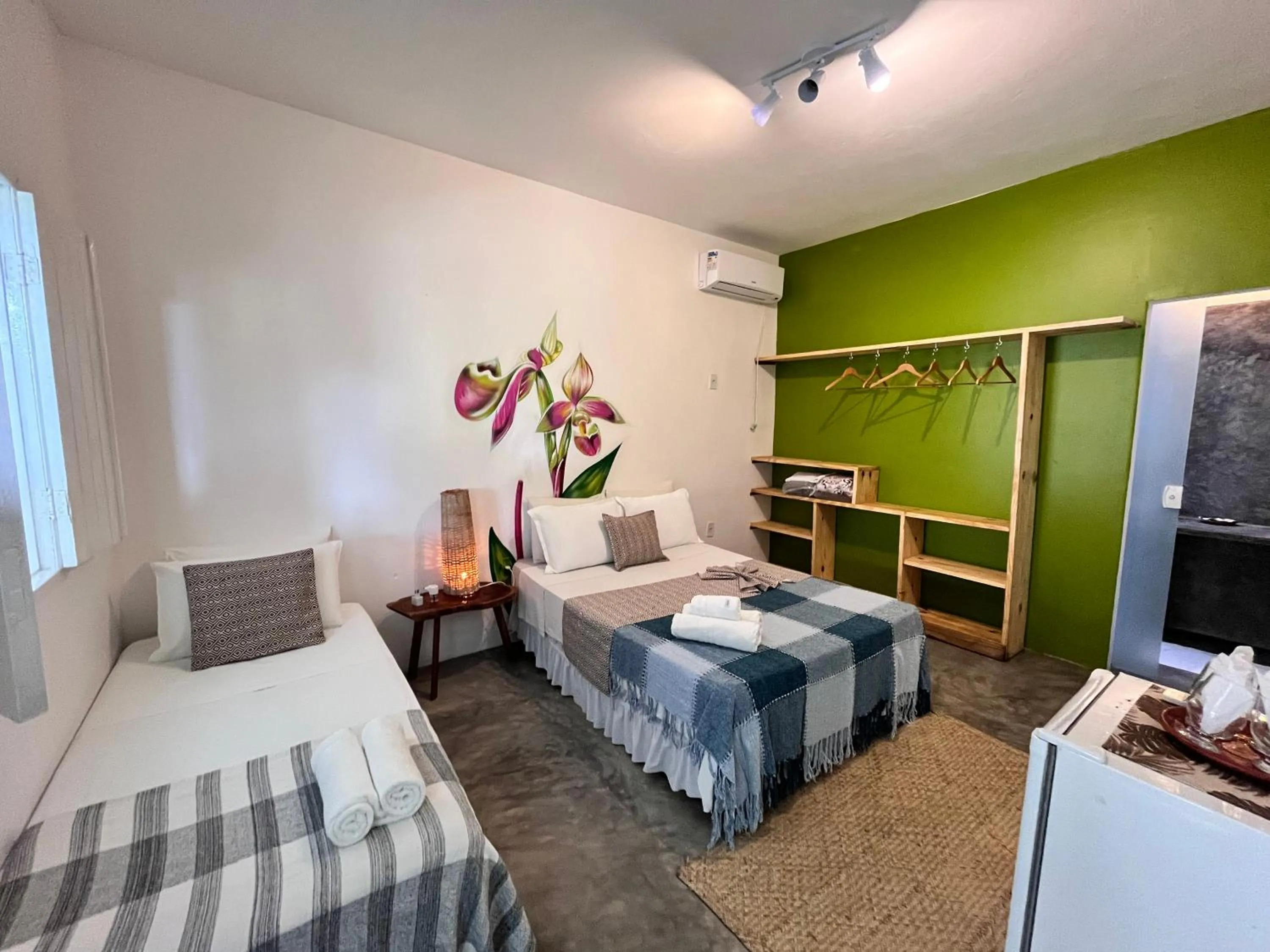 Bed in Pousada Nascente do Sol