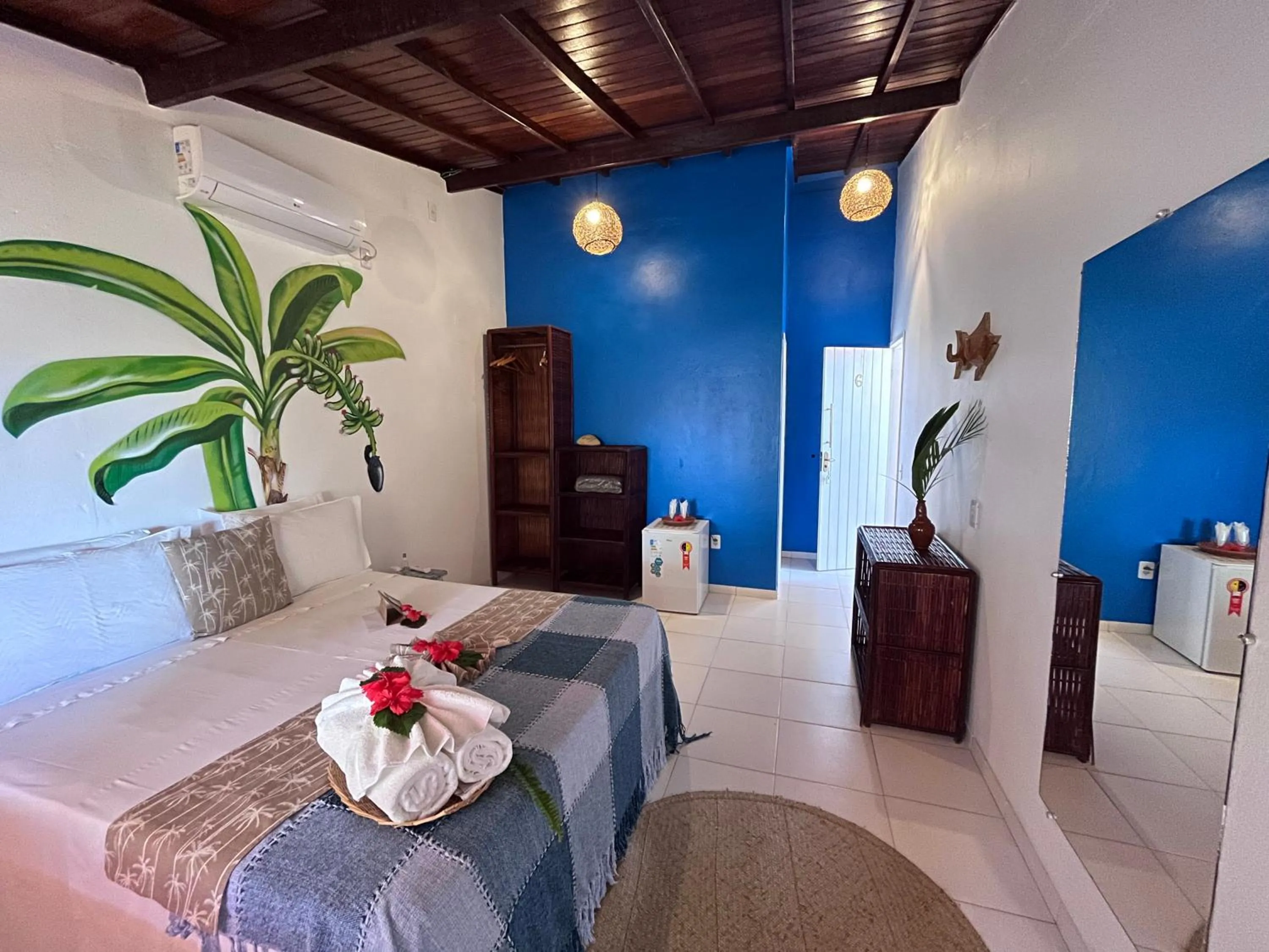 Bedroom, Bed in Pousada Nascente do Sol