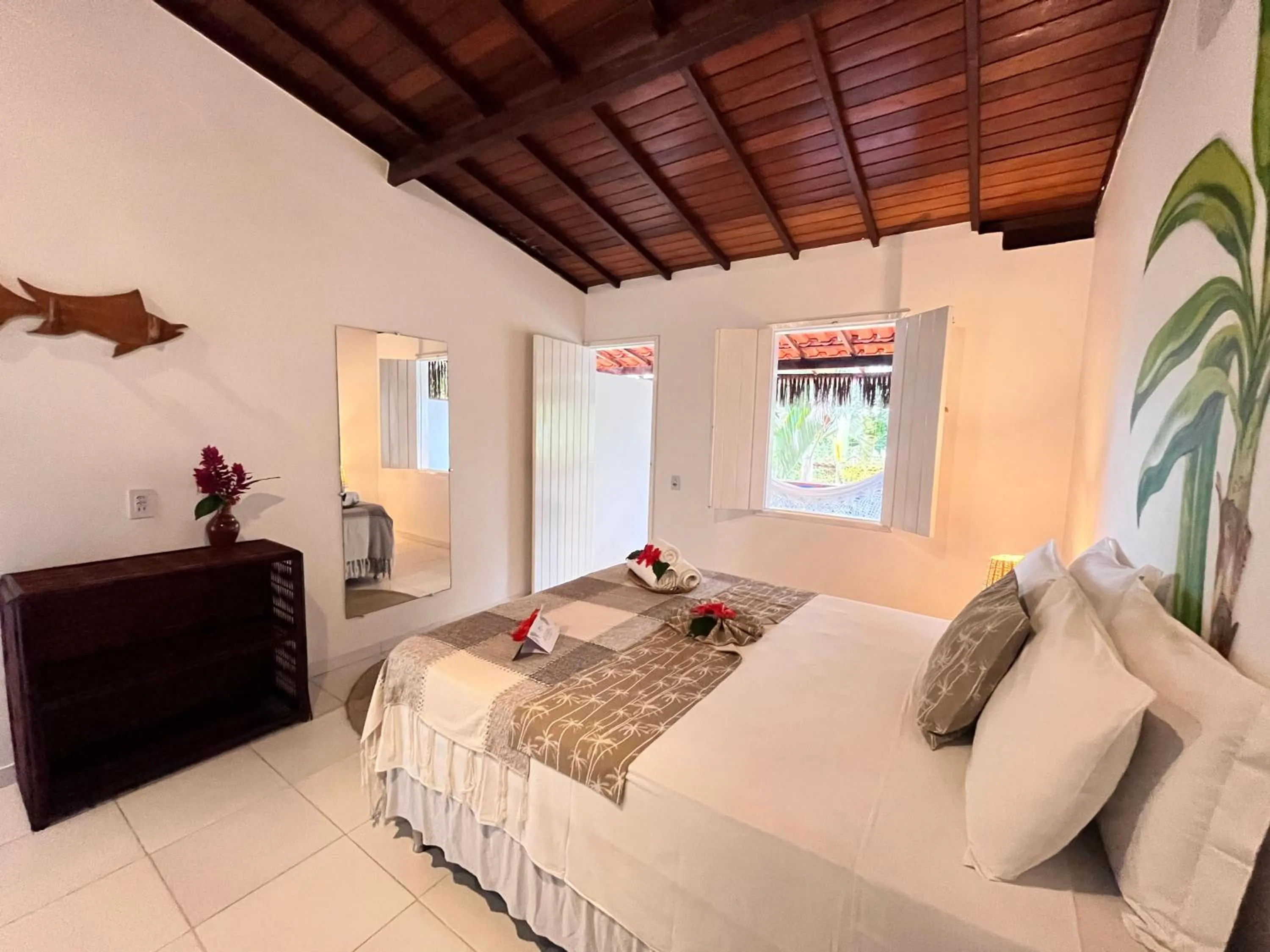 Bedroom, Bed in Pousada Nascente do Sol