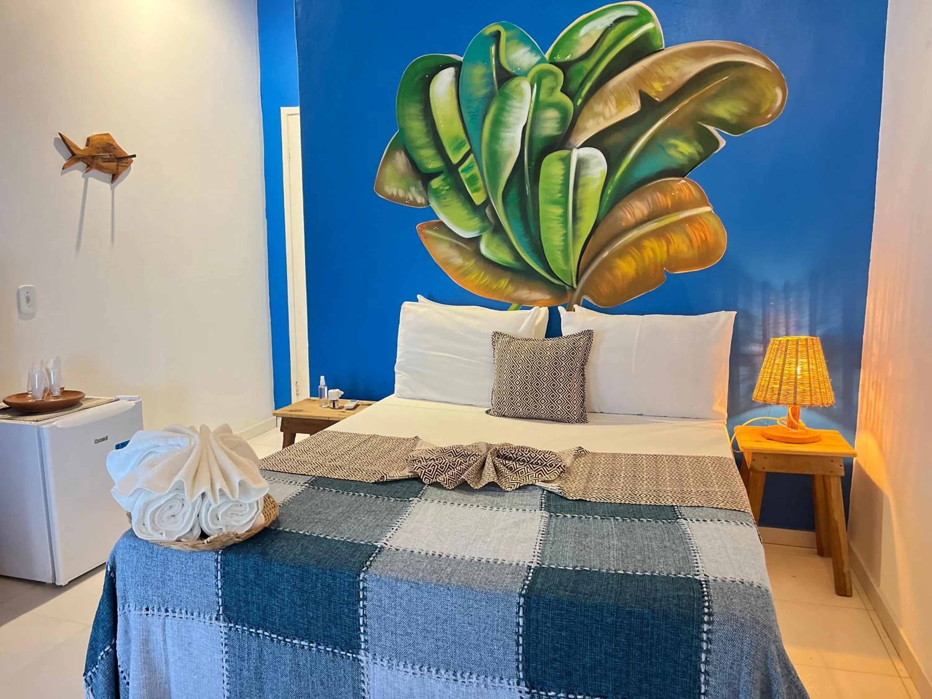 Bed in Pousada Nascente do Sol