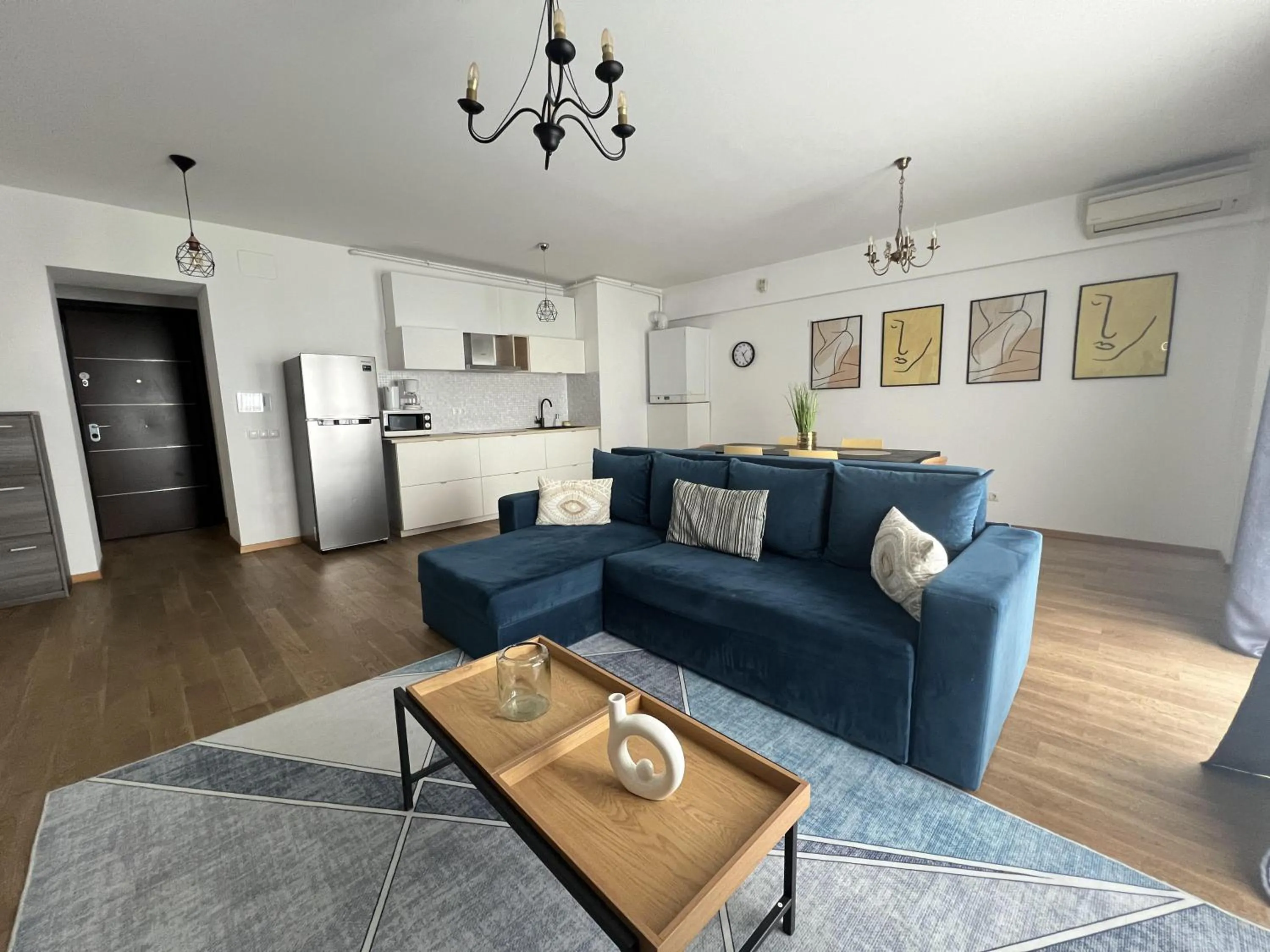 Living room in Upground Residence Apartments