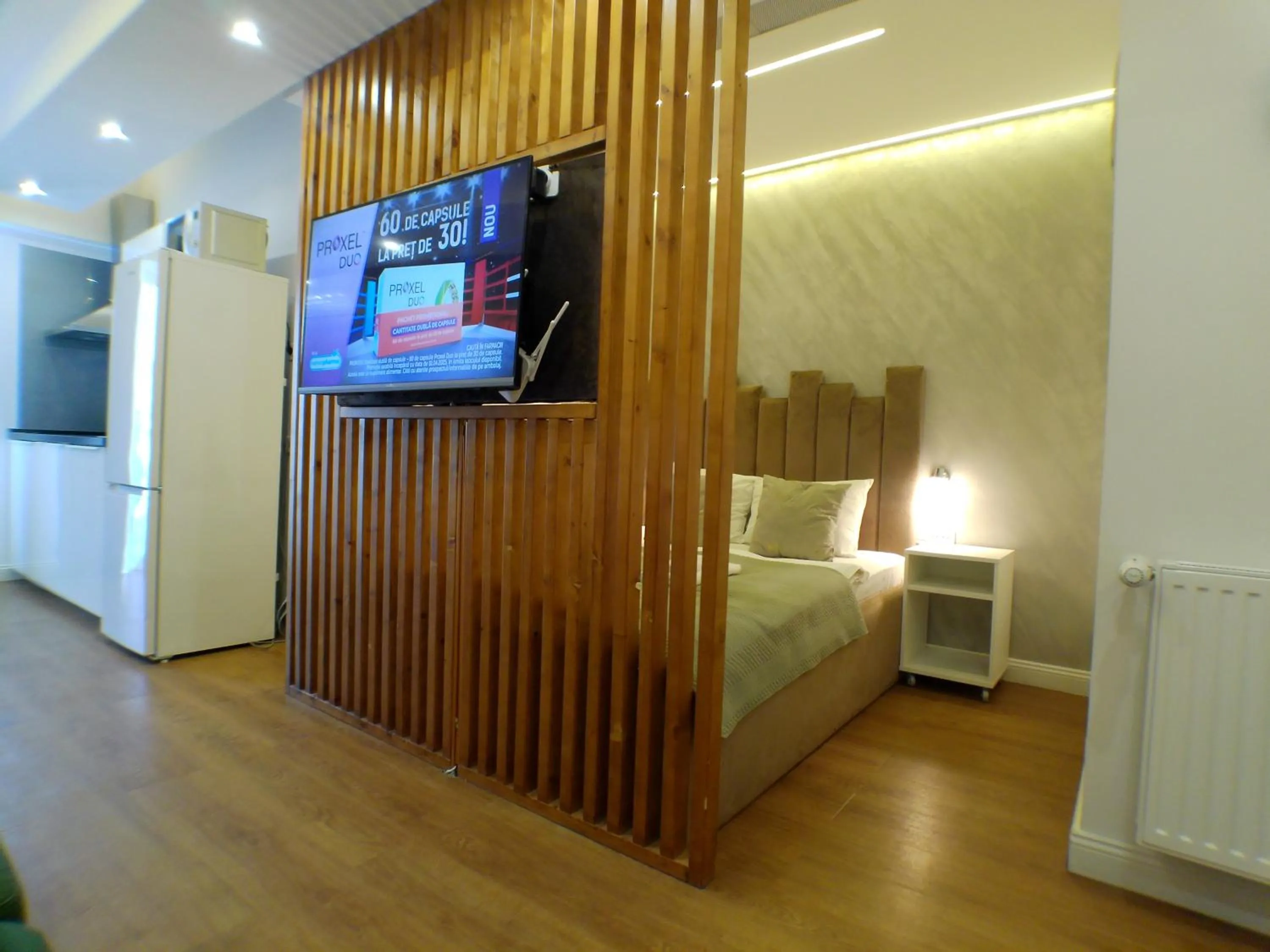 Bed in Upground Residence Apartments