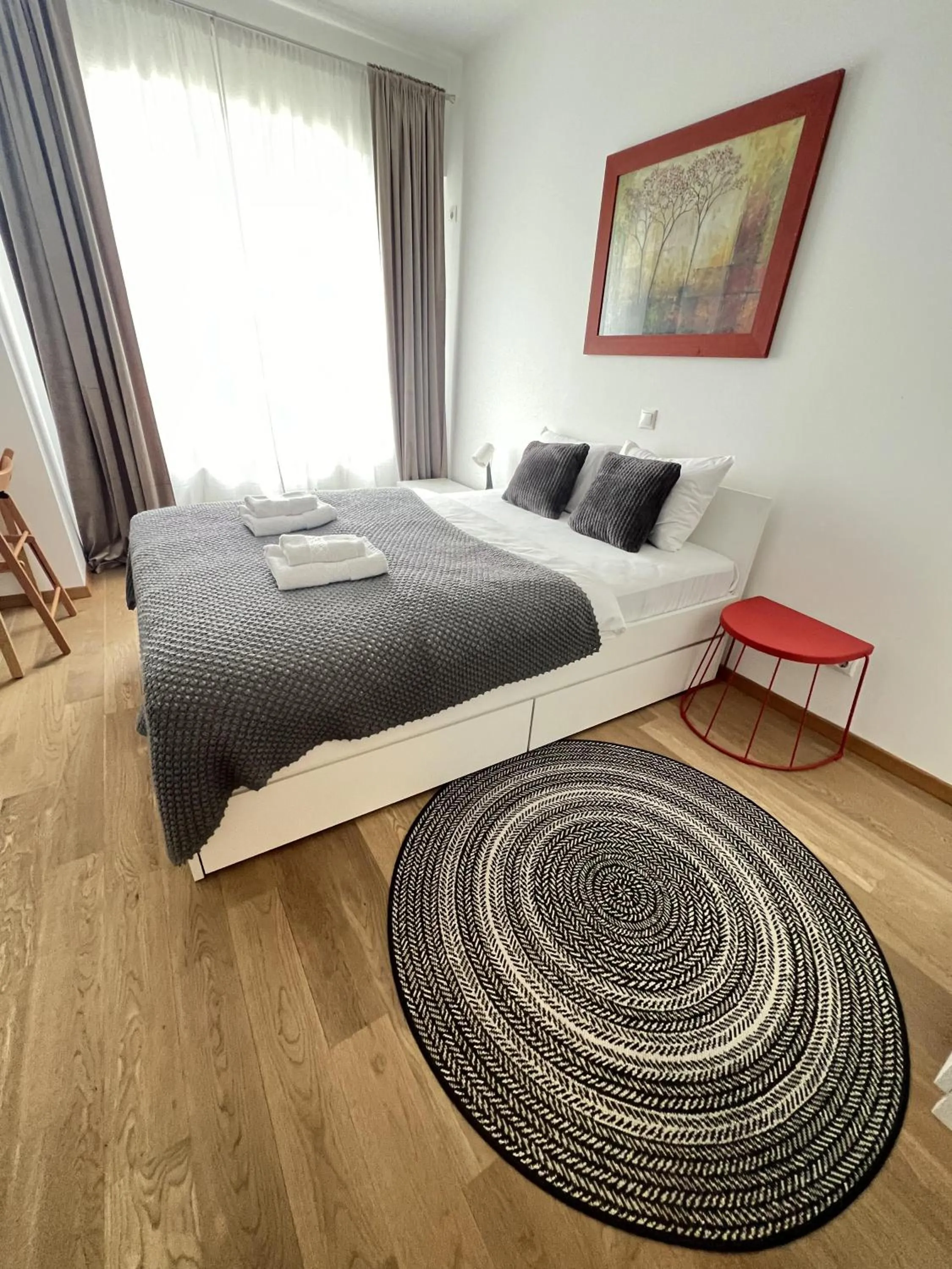 Bed in Upground Residence Apartments