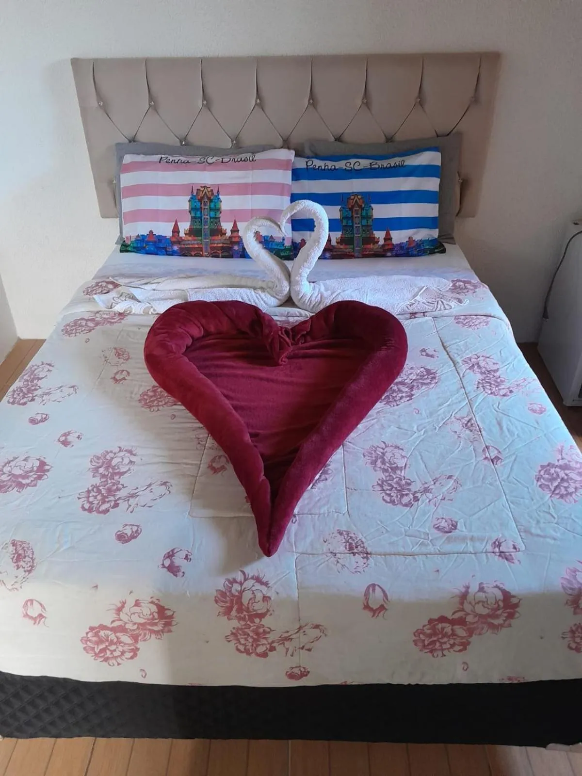 Bed in Pousada Sossego