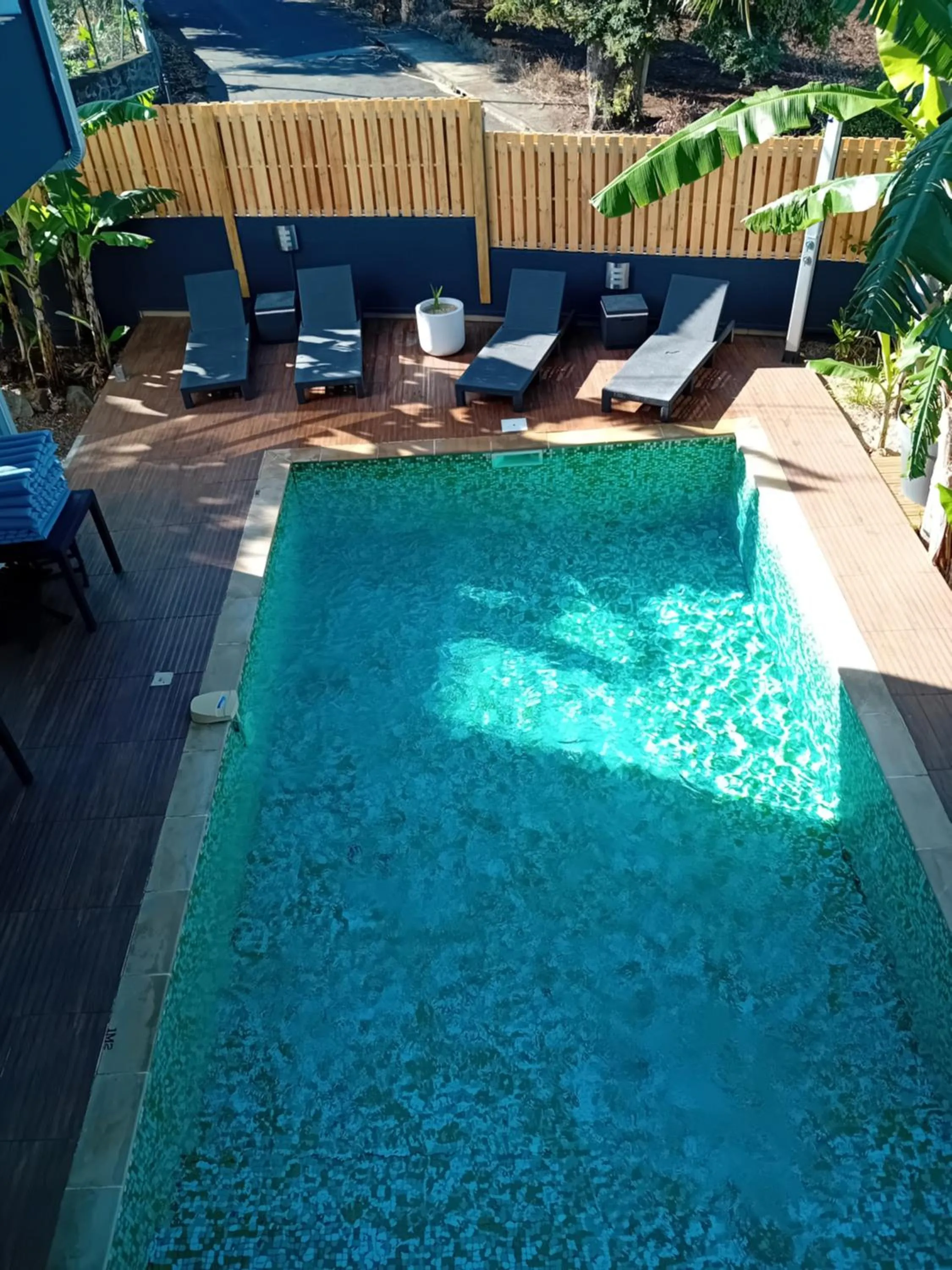 Pool view in Villa Belza et SPA