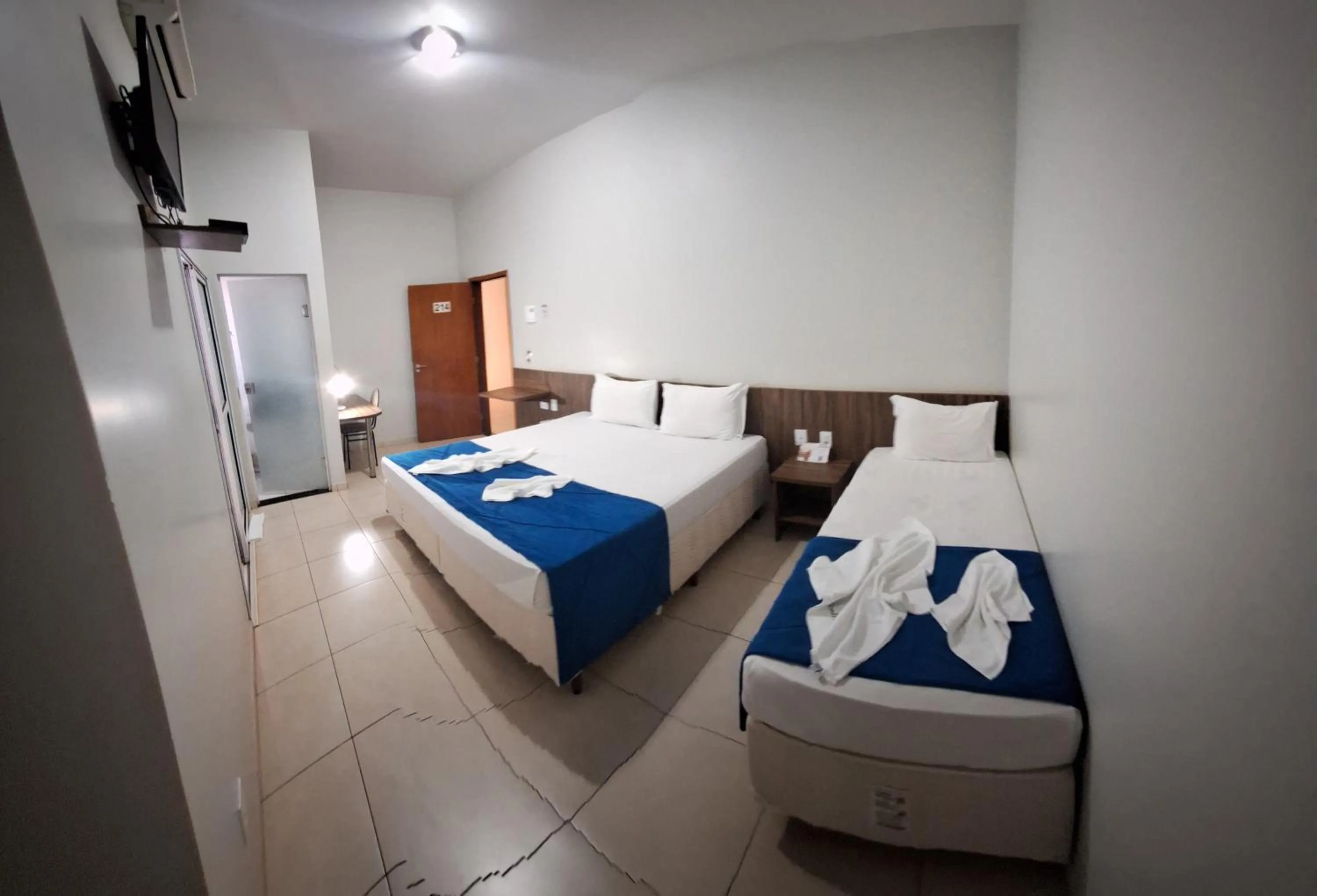 Bed in Hotel Redentor