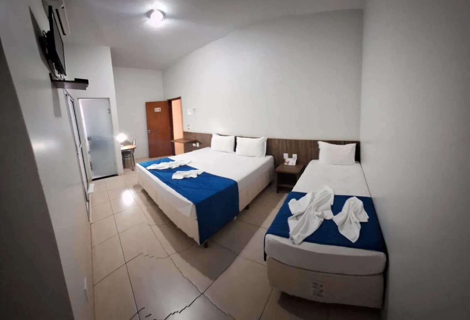 Bed in Hotel Redentor