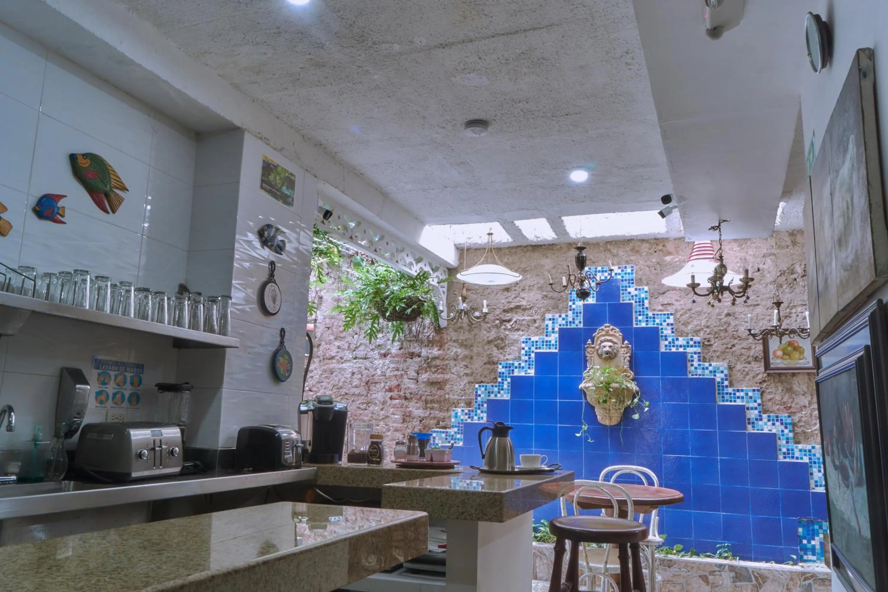 Kitchen or kitchenette in Hotel Fegali Art Boutique