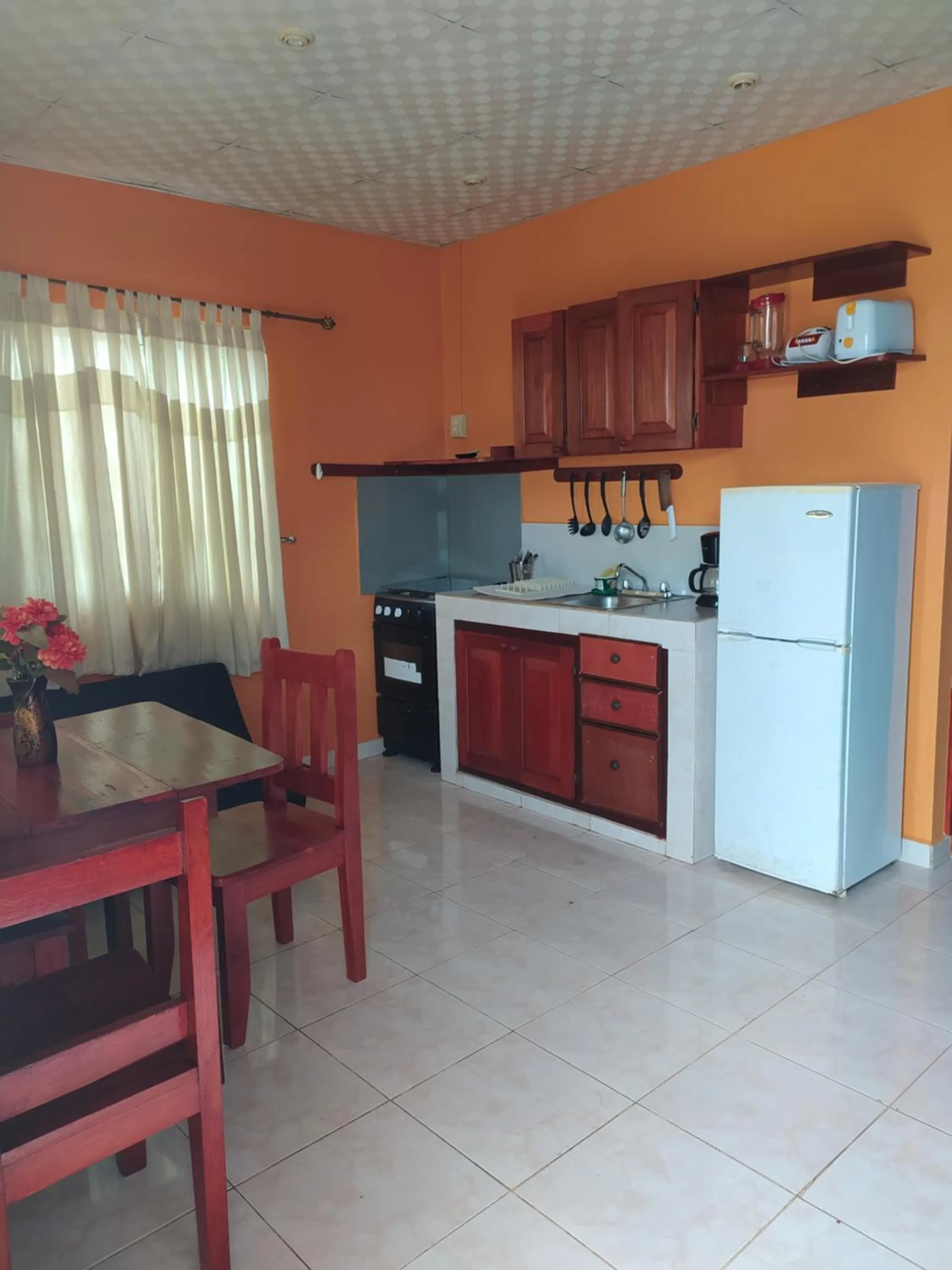 Kitchen or kitchenette in Sun Havens Apartments & Suites