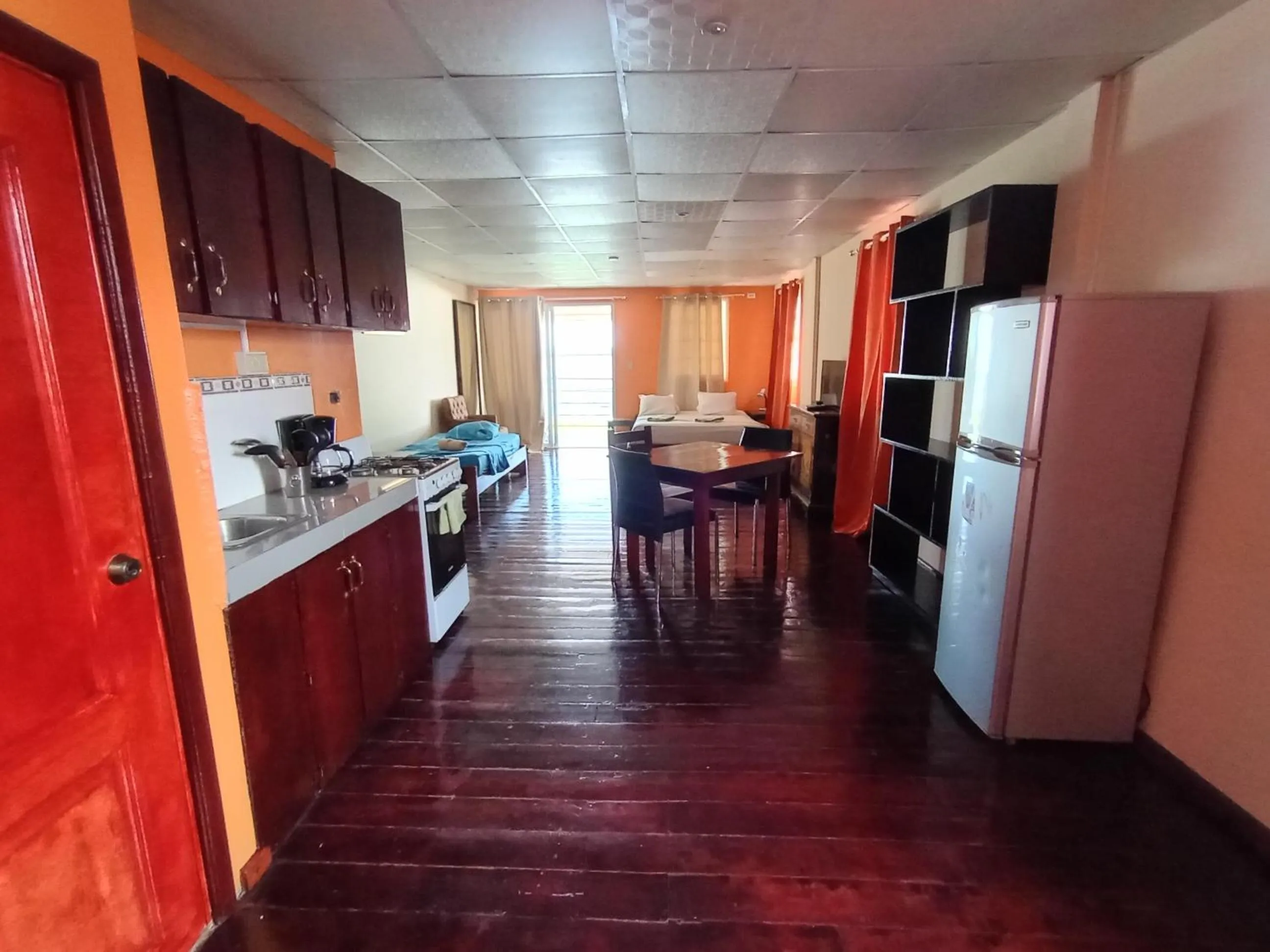 kitchen in Sun Havens Apartments & Suites