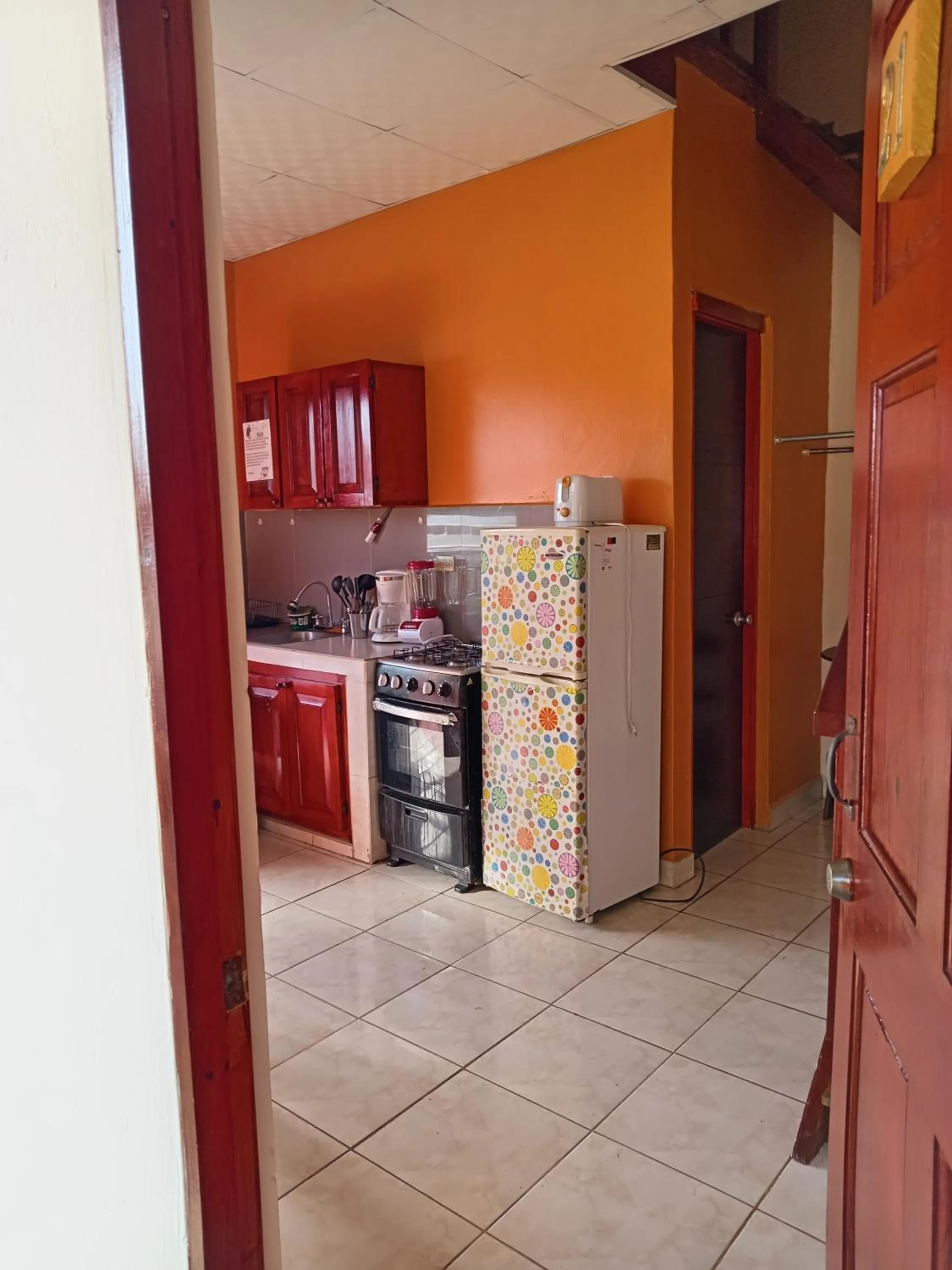 kitchen in Sun Havens Apartments & Suites