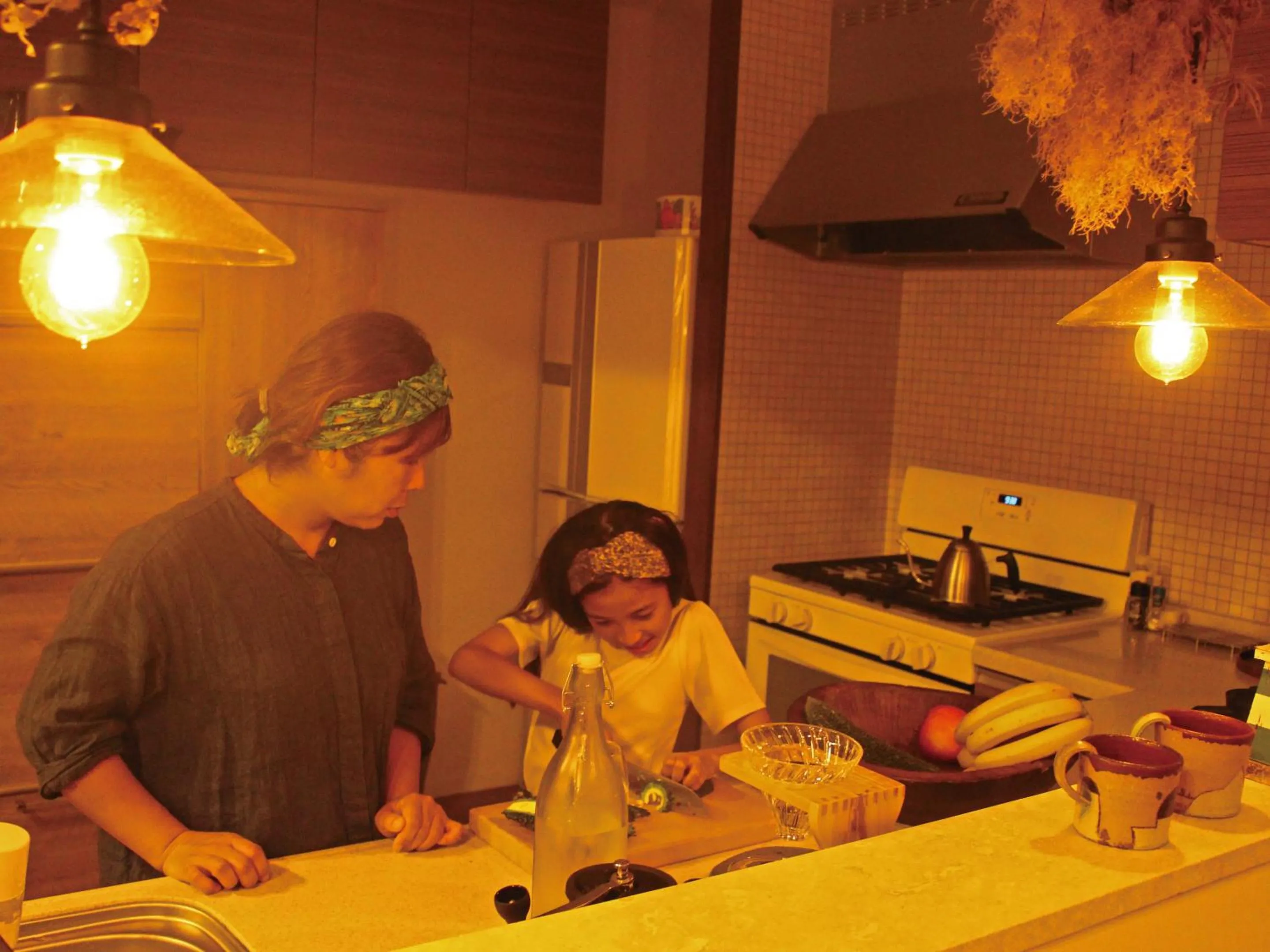 Kitchen or kitchenette in Villa Kukuru