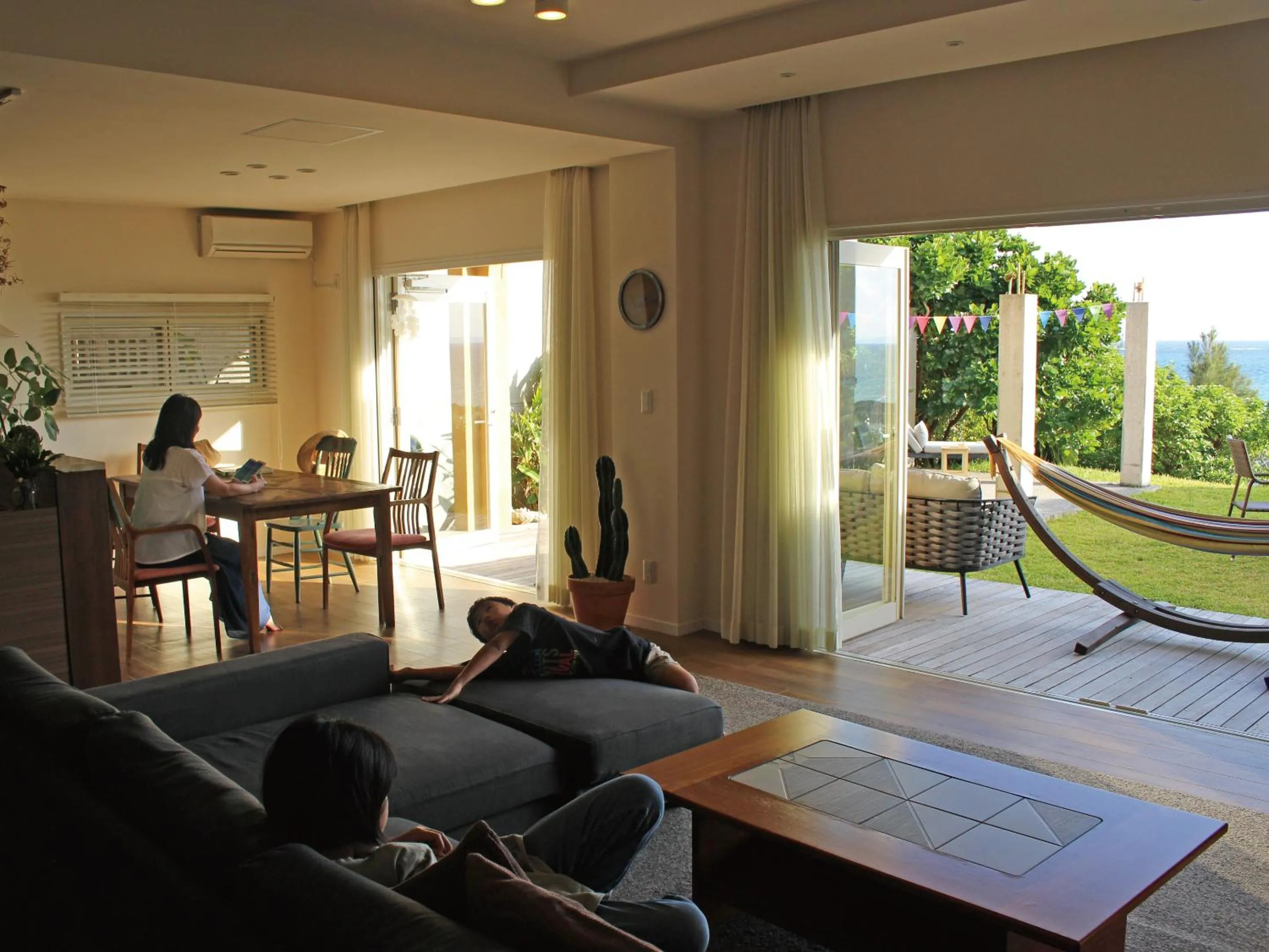 Living room in Villa Kukuru
