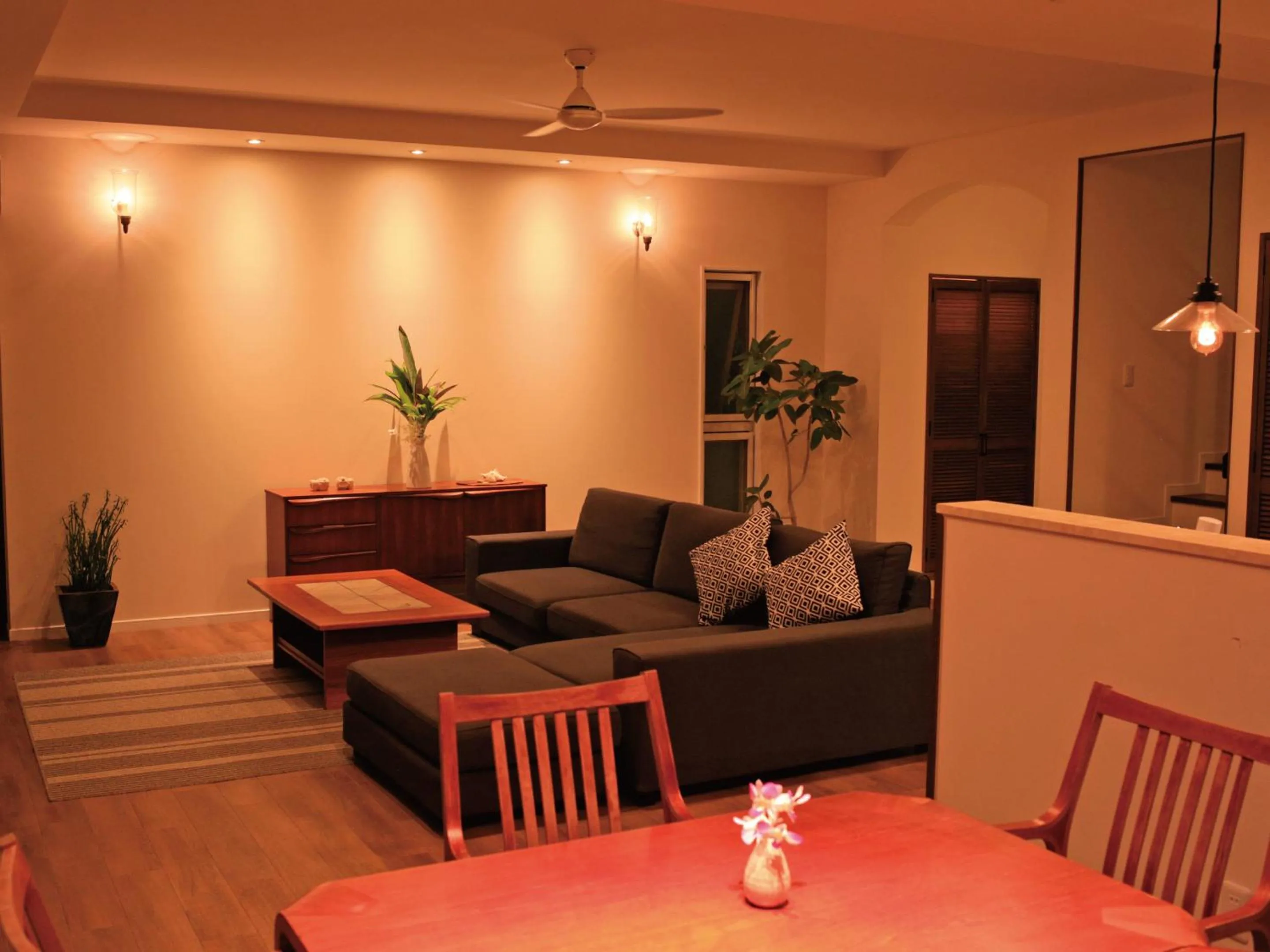 Living room in Villa Kukuru