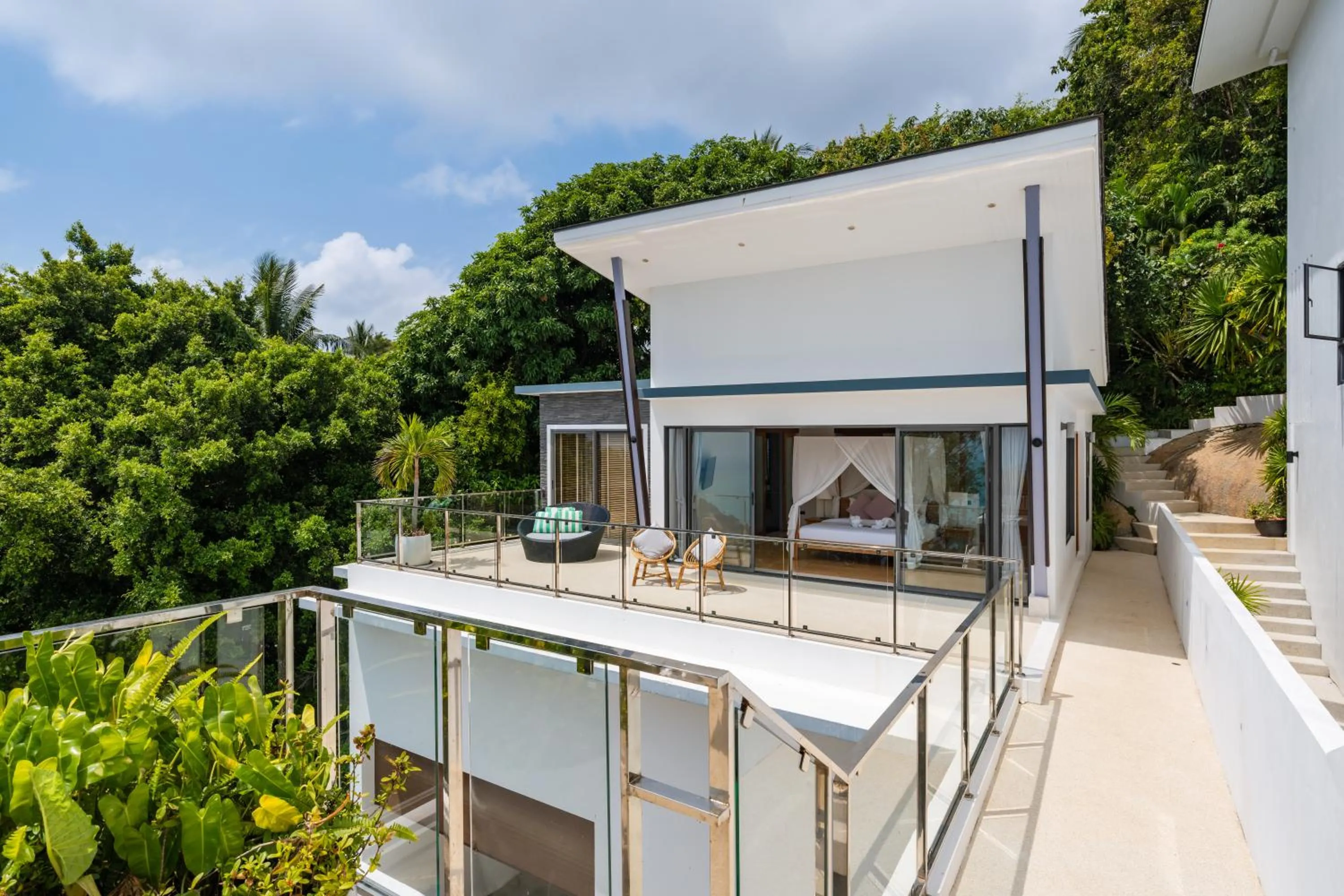 Bedroom in Karpe Diem Villa - Twin Infinity Pools