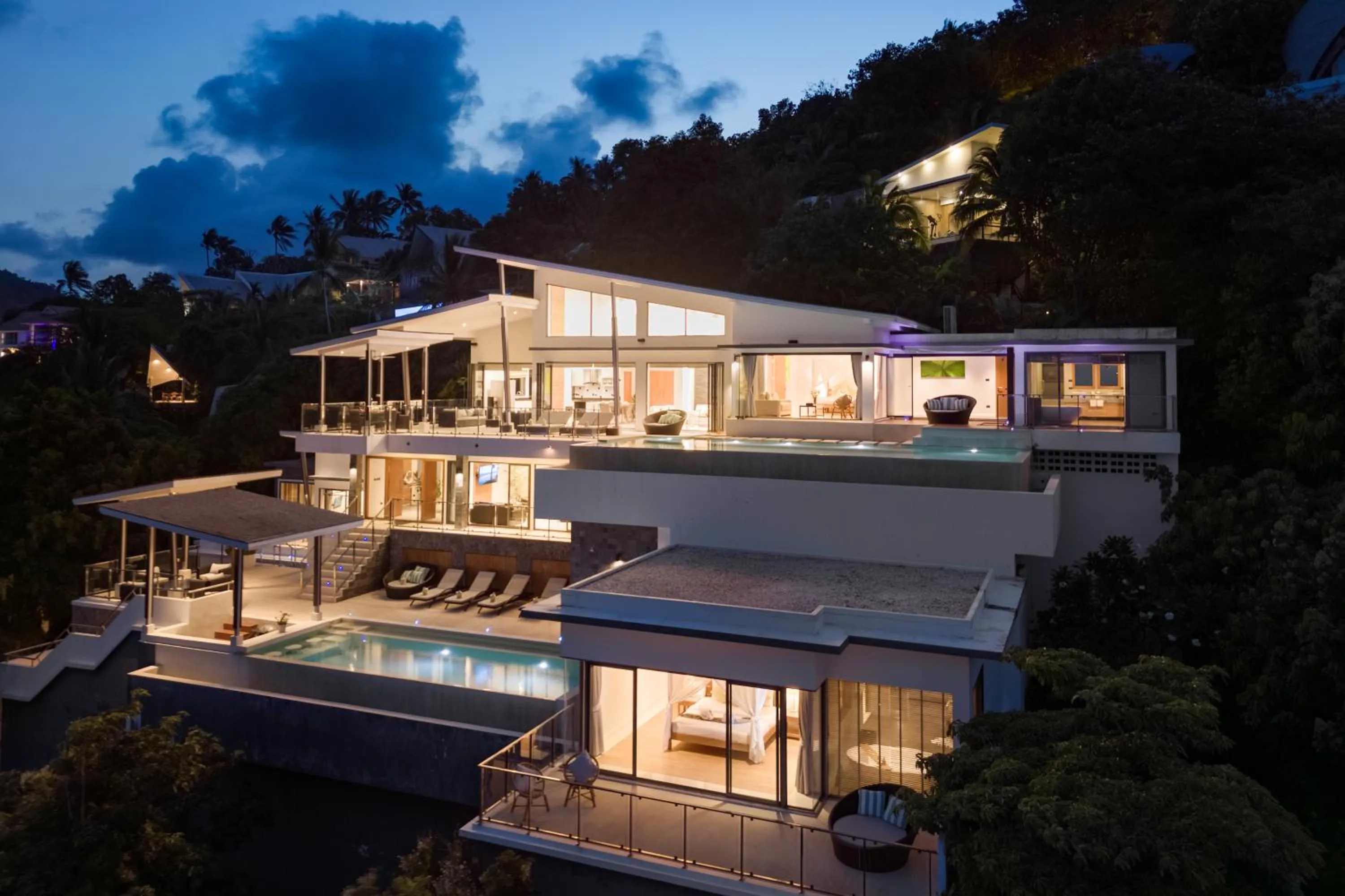 Property building in Karpe Diem Villa - Twin Infinity Pools