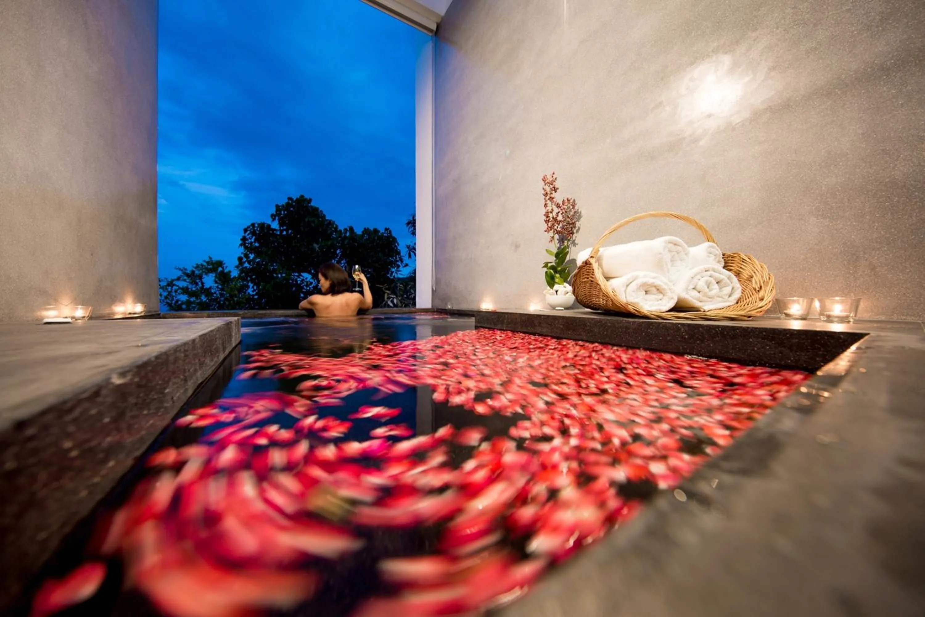 Spa and wellness centre/facilities in Karpe Diem Villa - Twin Infinity Pools