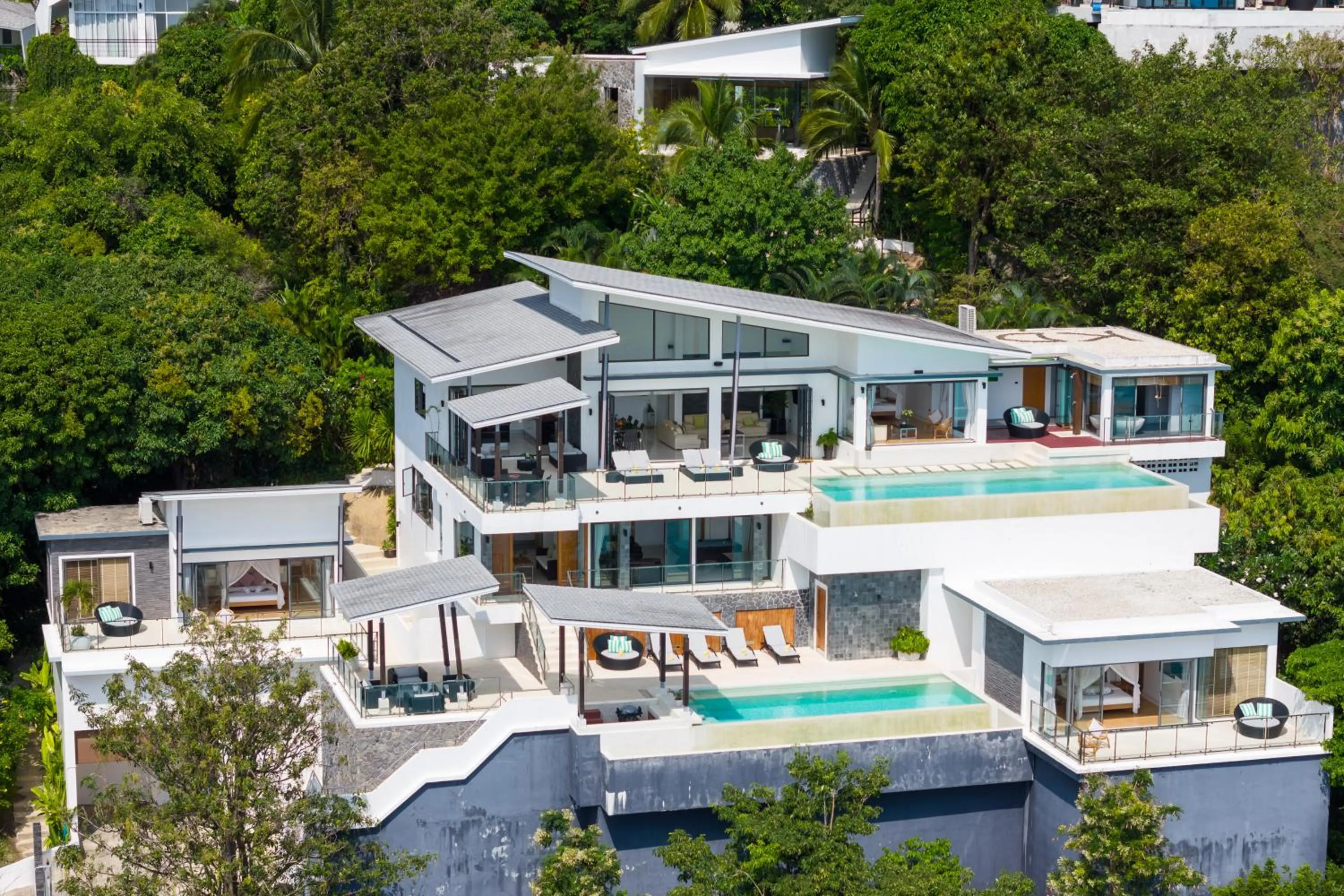 Property building in Karpe Diem Villa - Twin Infinity Pools