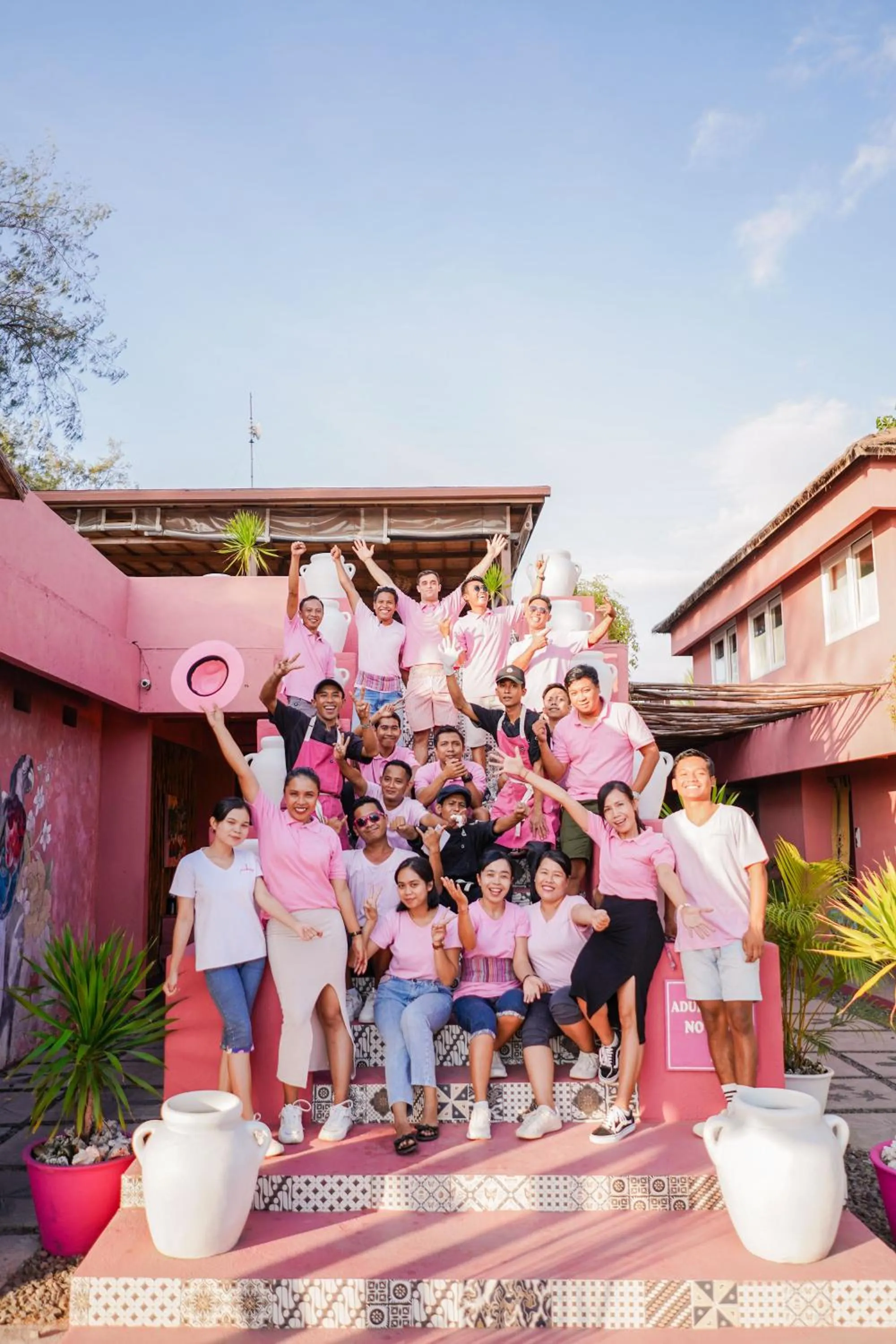 Staff in PinkCoco Gili Trawangan - Constant Surprises - for Cool Adults Only