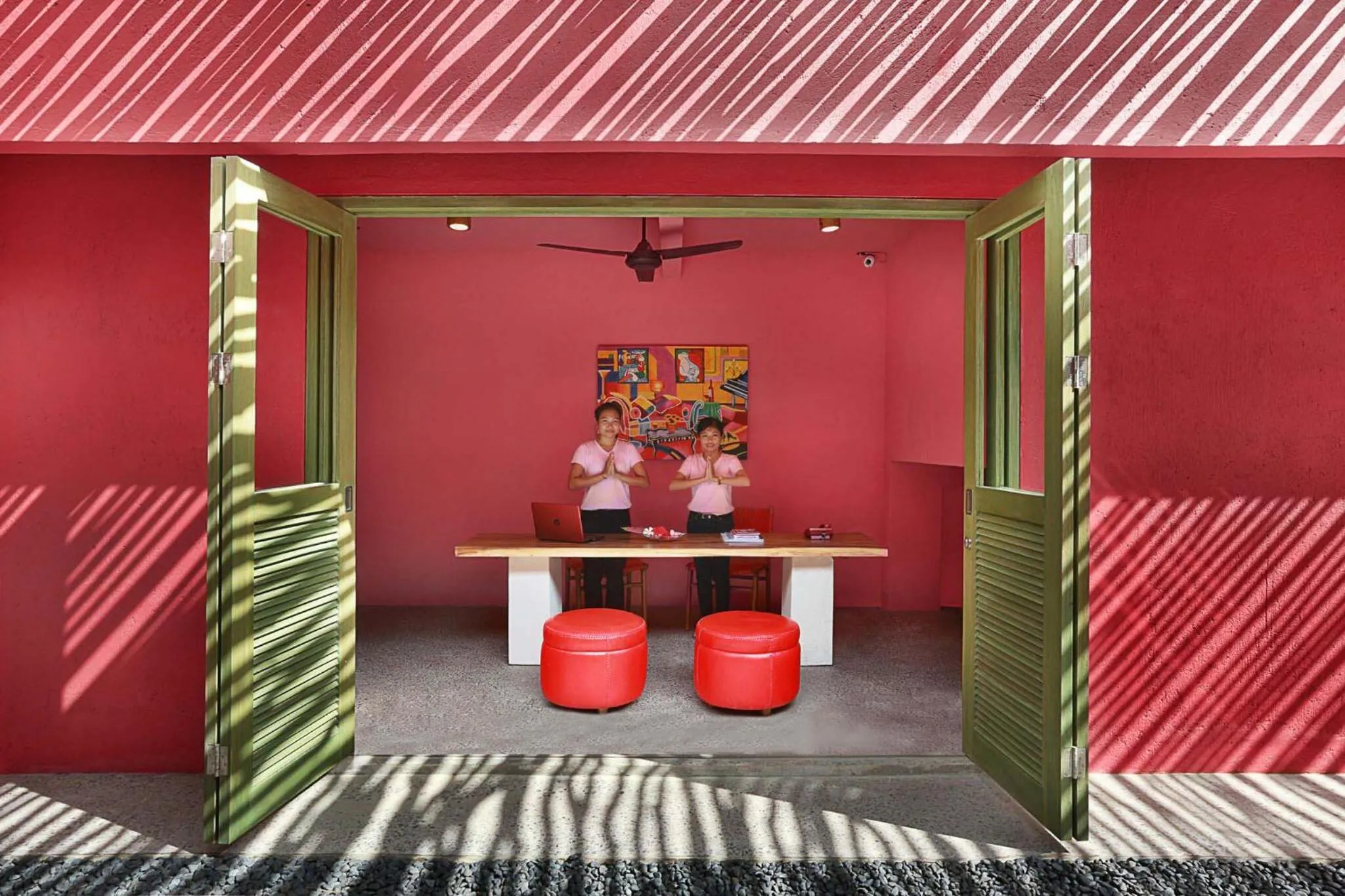 Lobby or reception in PinkCoco Gili Trawangan - Constant Surprises - for Cool Adults Only