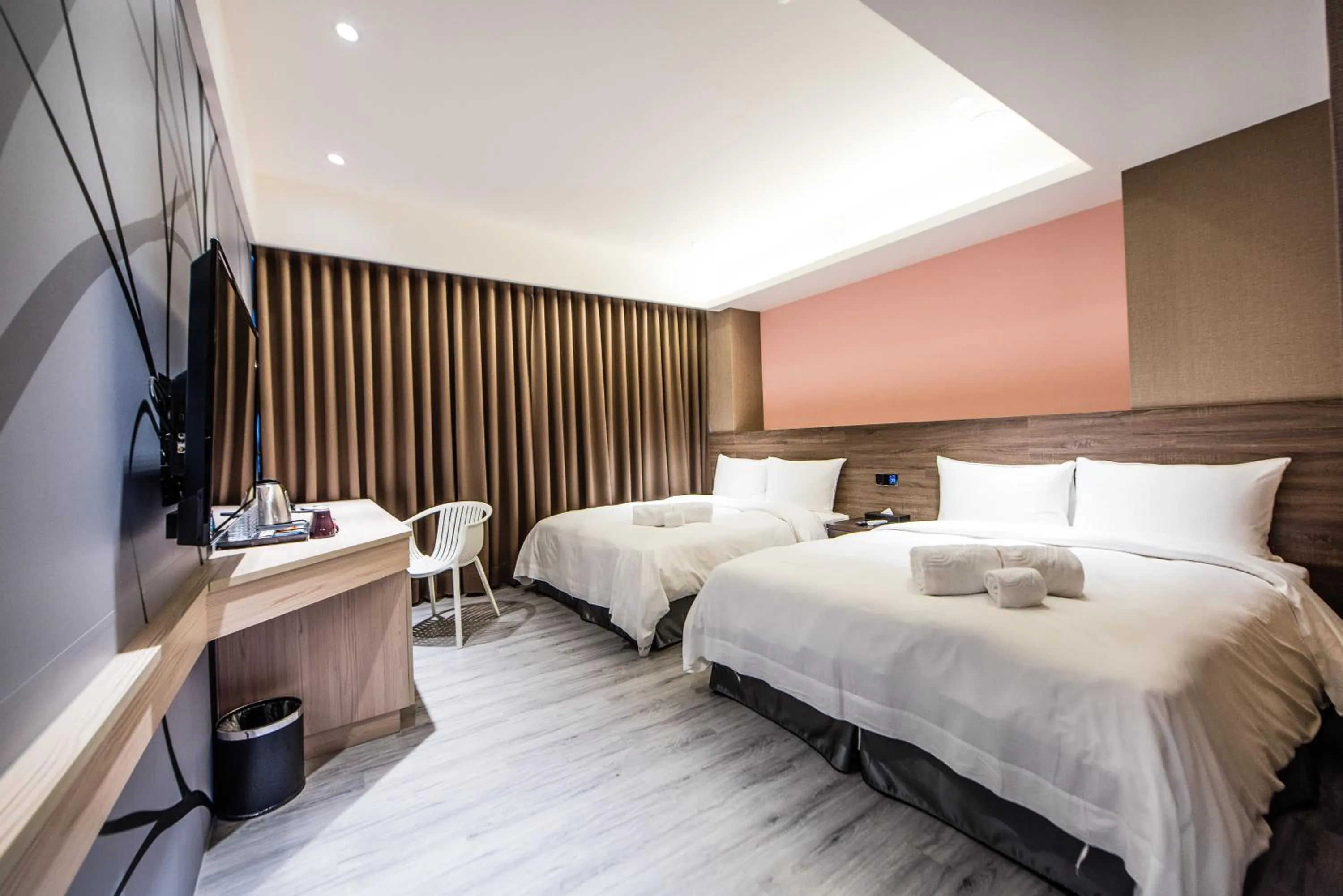 Photo of the whole room, Bed in SIX FUKUN HOTEL