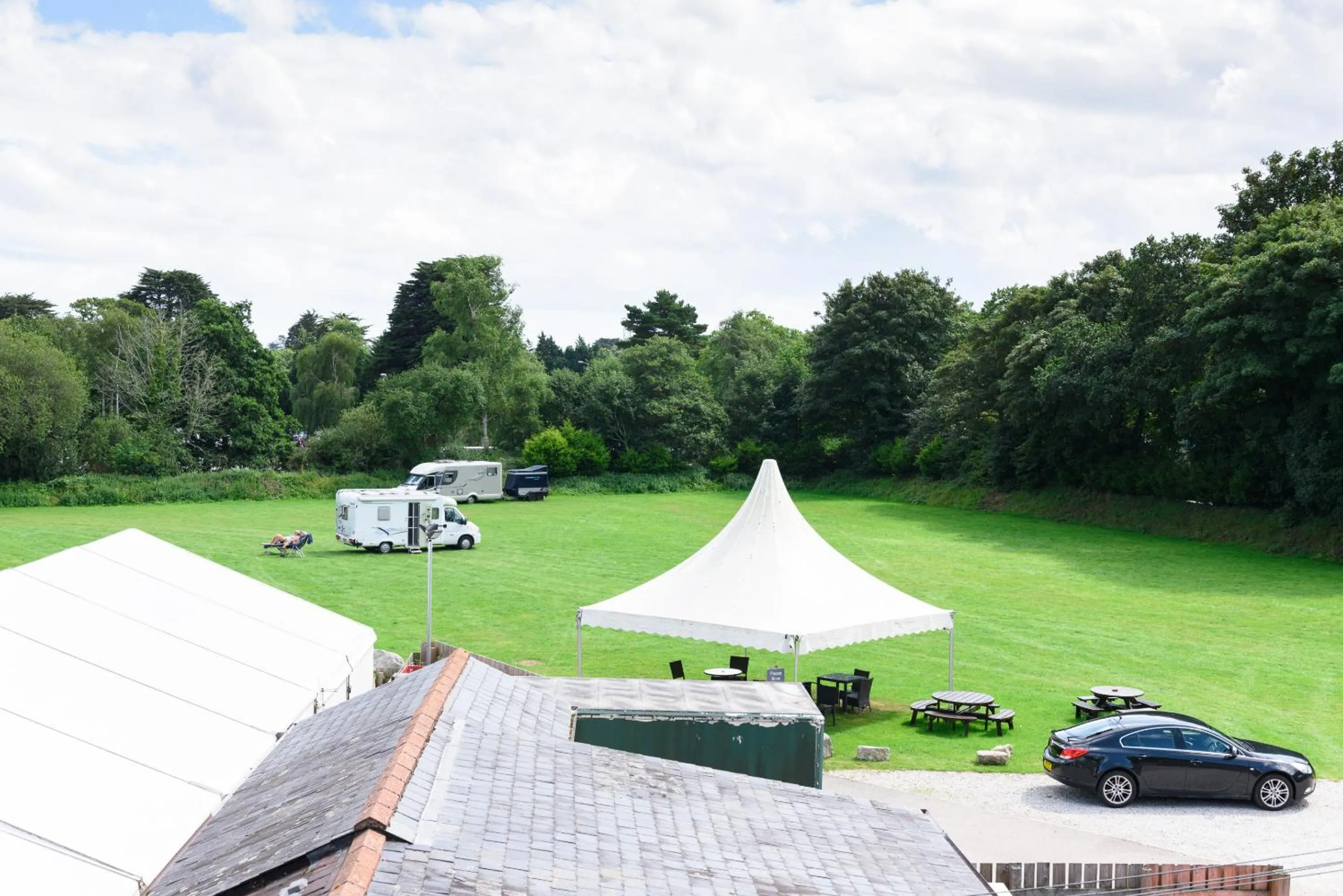 Dining area in The Britannia Inn & Waves Restaurant