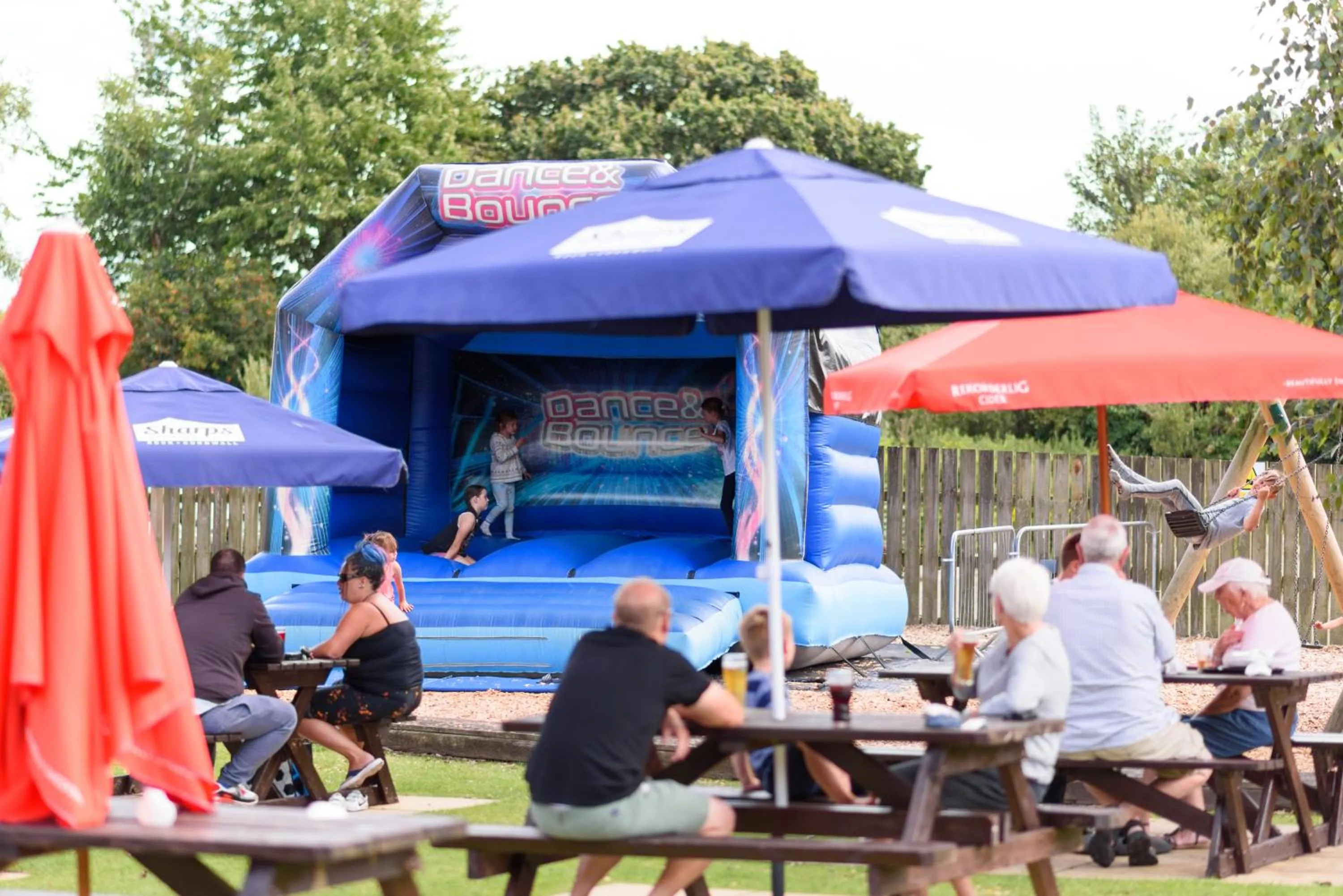 Dining area in The Britannia Inn & Waves Restaurant