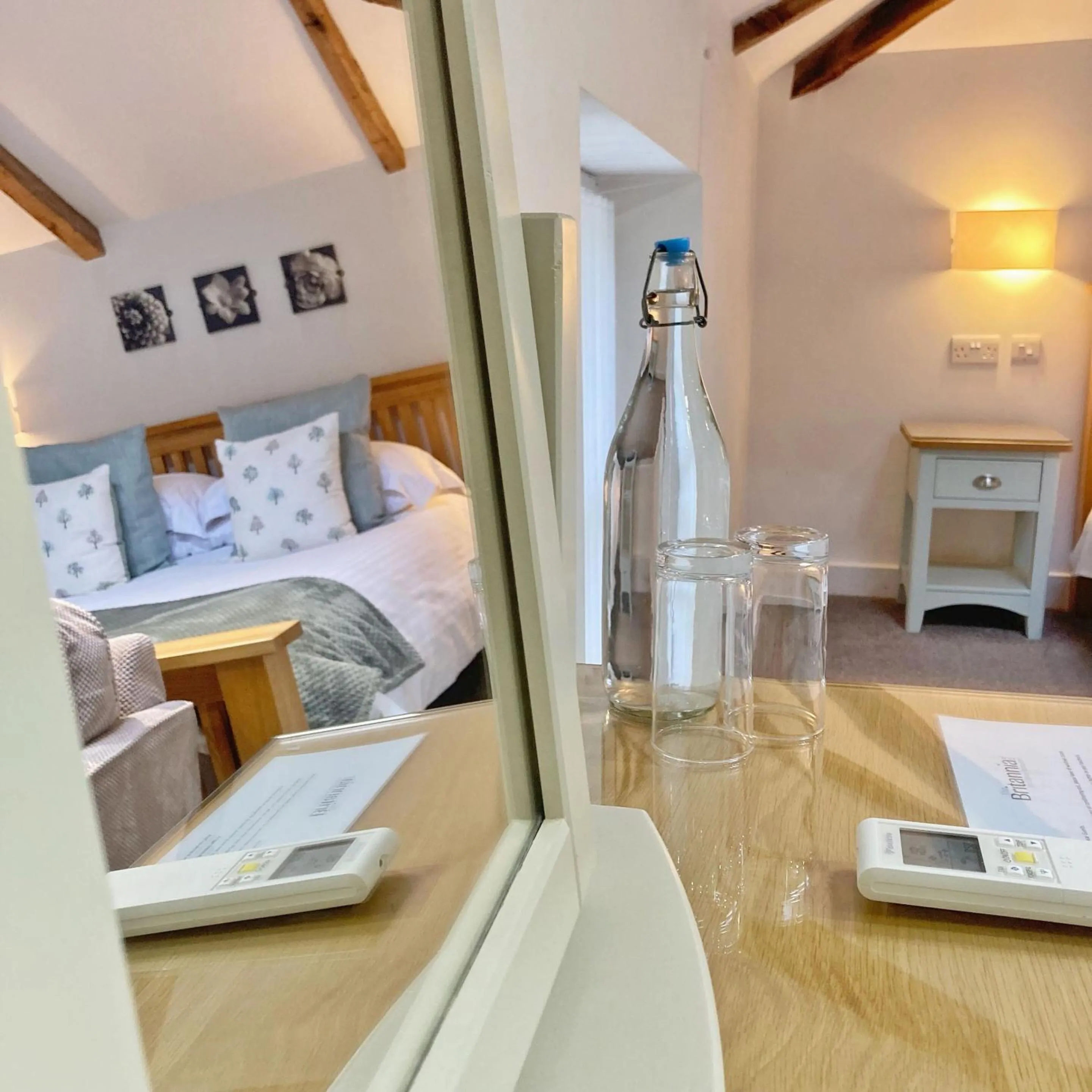 Dining area in The Britannia Inn & Waves Restaurant