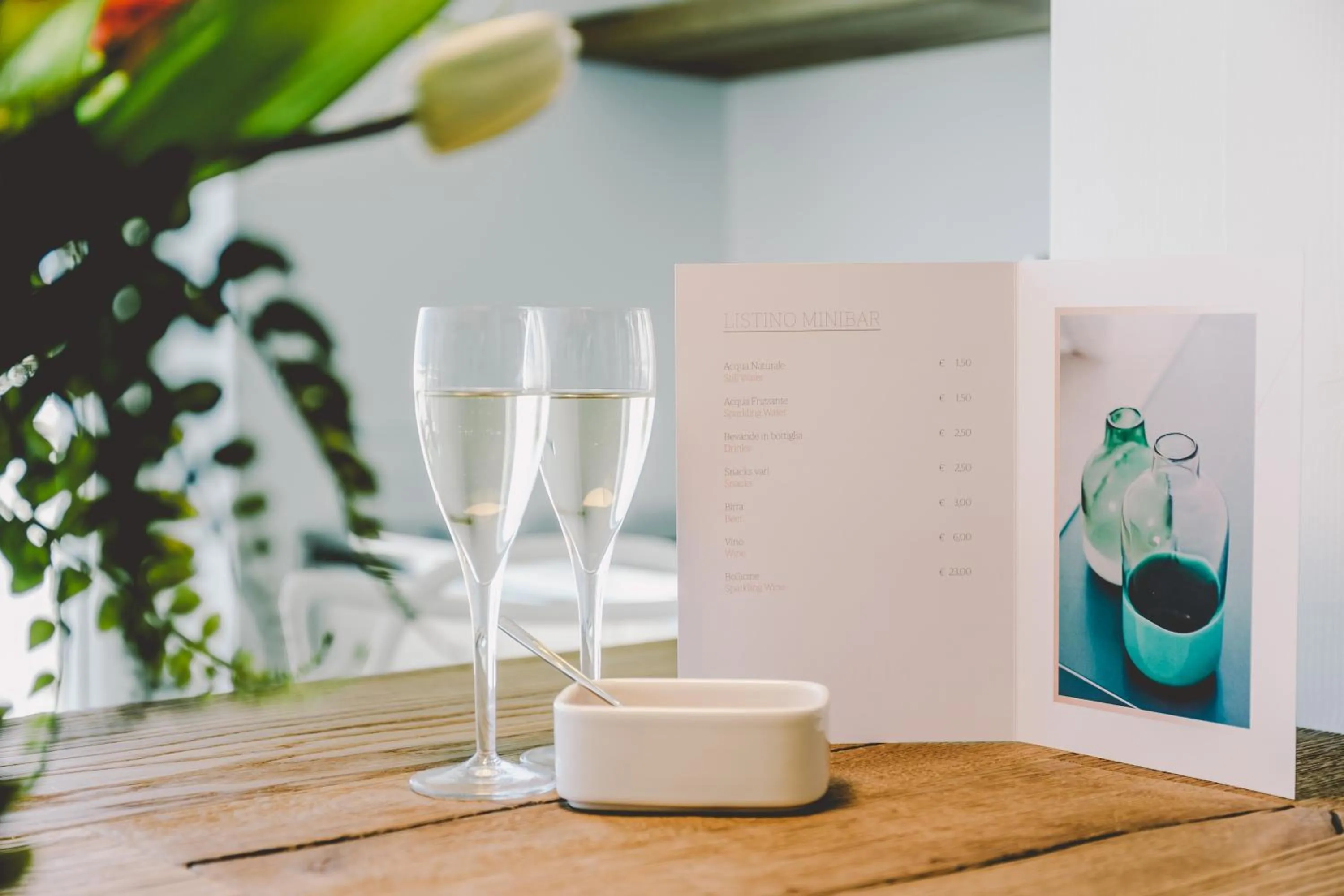 Alcoholic drinks in Suite 10 Home Design & Spa