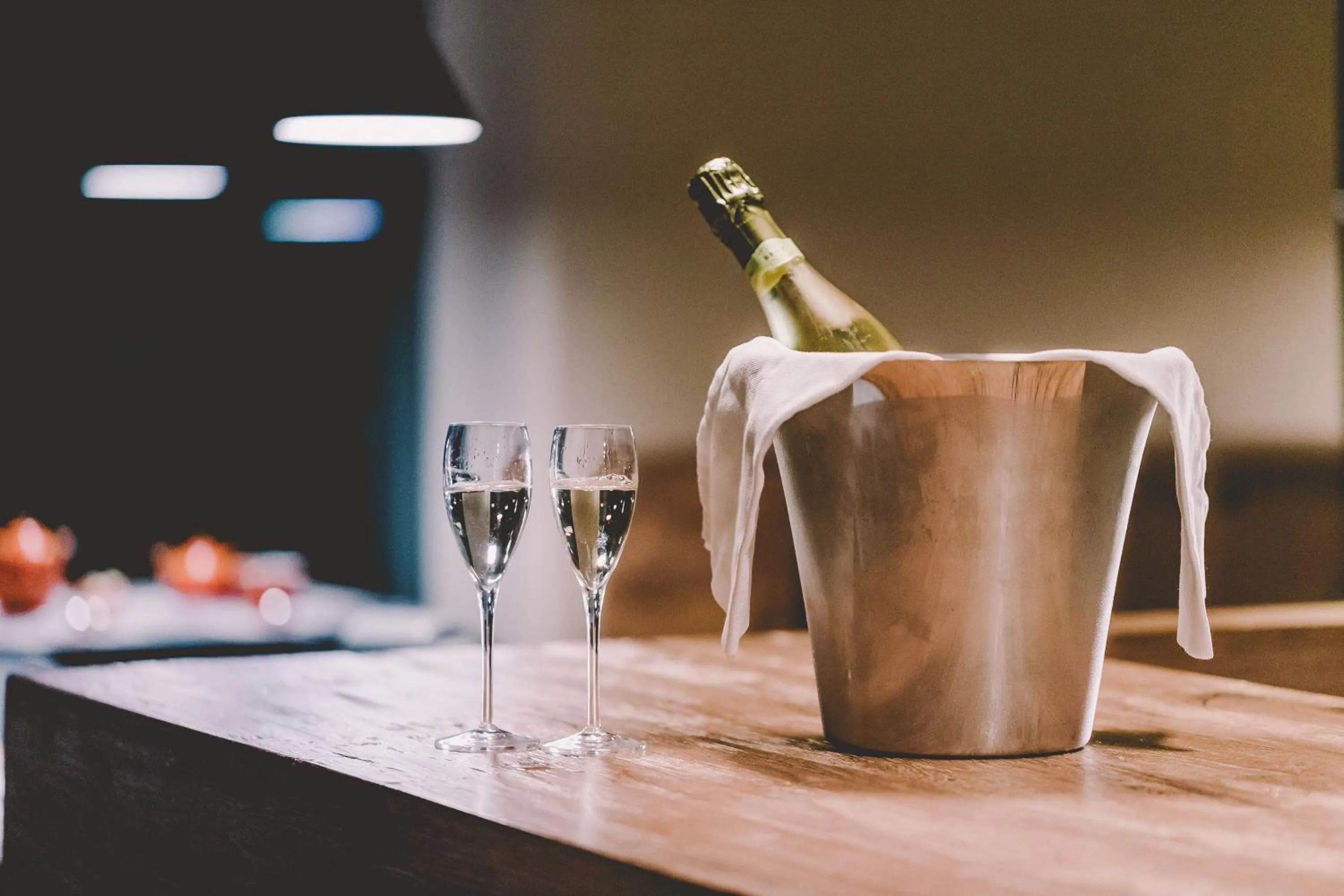 Alcoholic drinks in Suite 10 Home Design & Spa